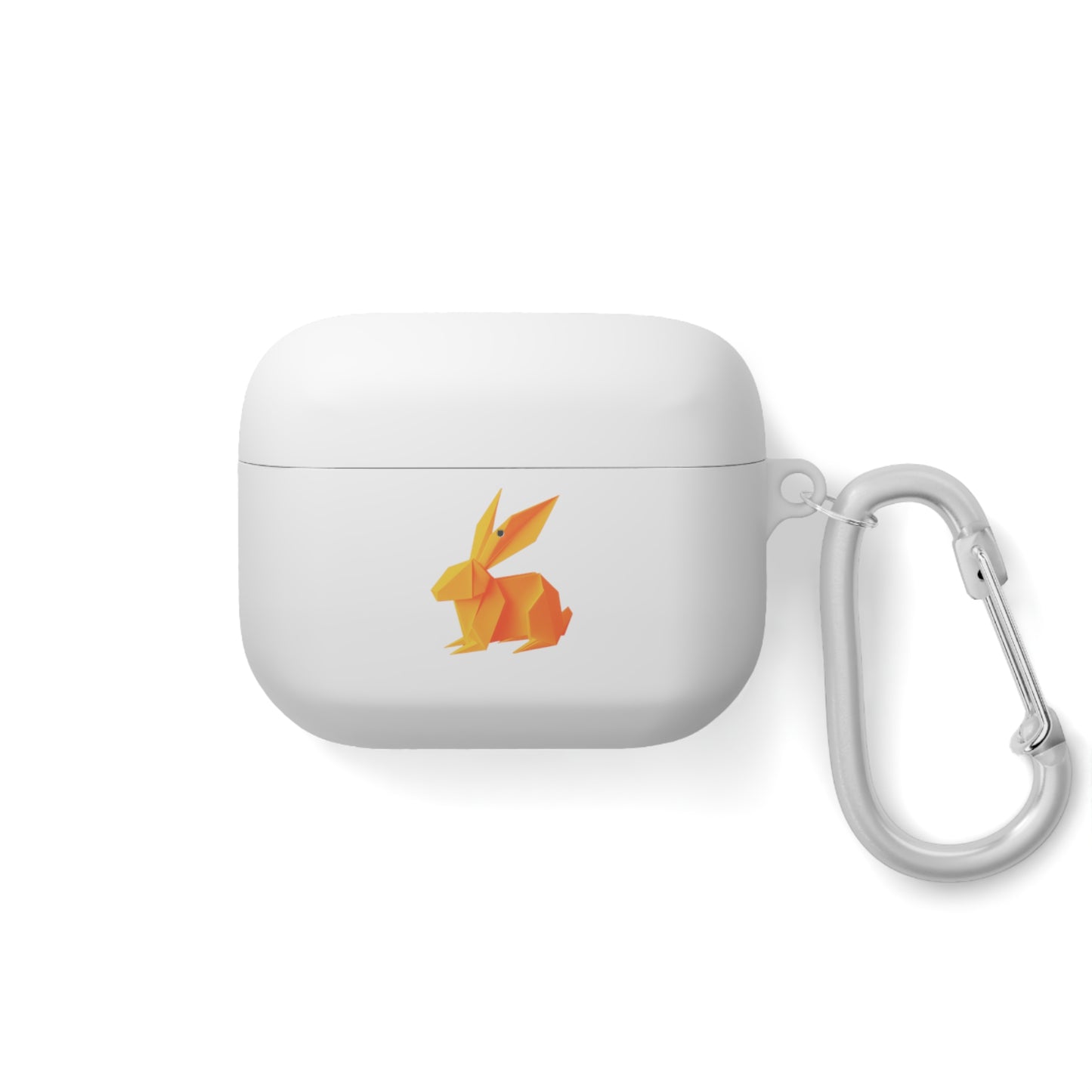 Origami Orange Bunny AirPods and AirPods Pro Case Cover