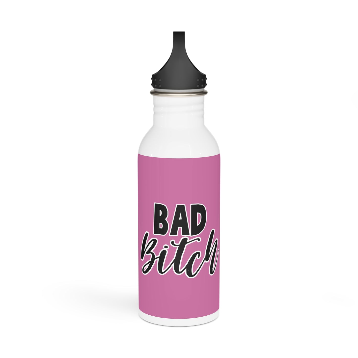 Bad Bitch Stylish Stainless Steel Water Bottle - Eco-Friendly, Durable, Perfect for On-the-Go - Pink