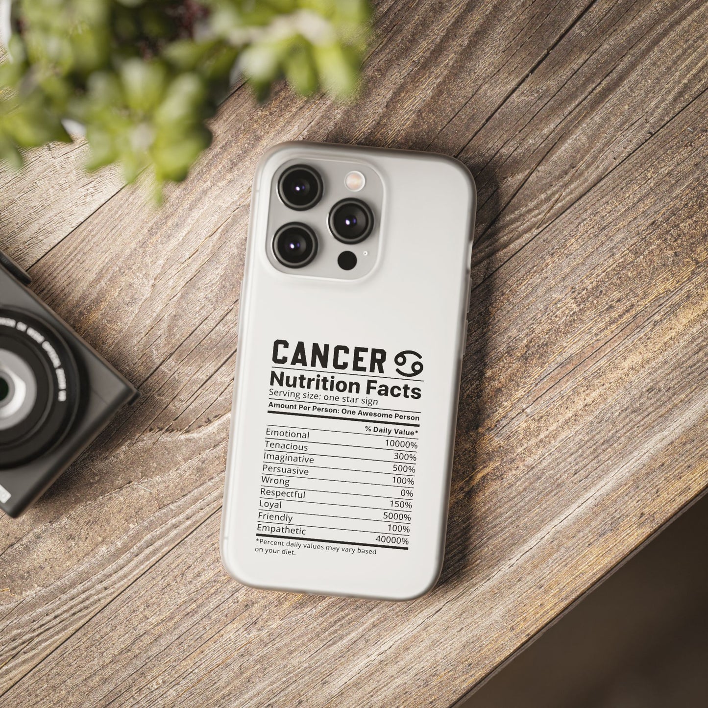 Cancer Nutrition Flexi Cases iPhone/Samsung with Gift Wrapping Option