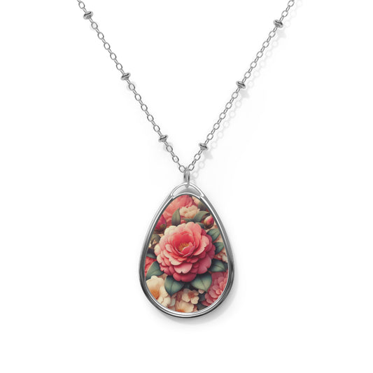 Camelias Oval Necklace