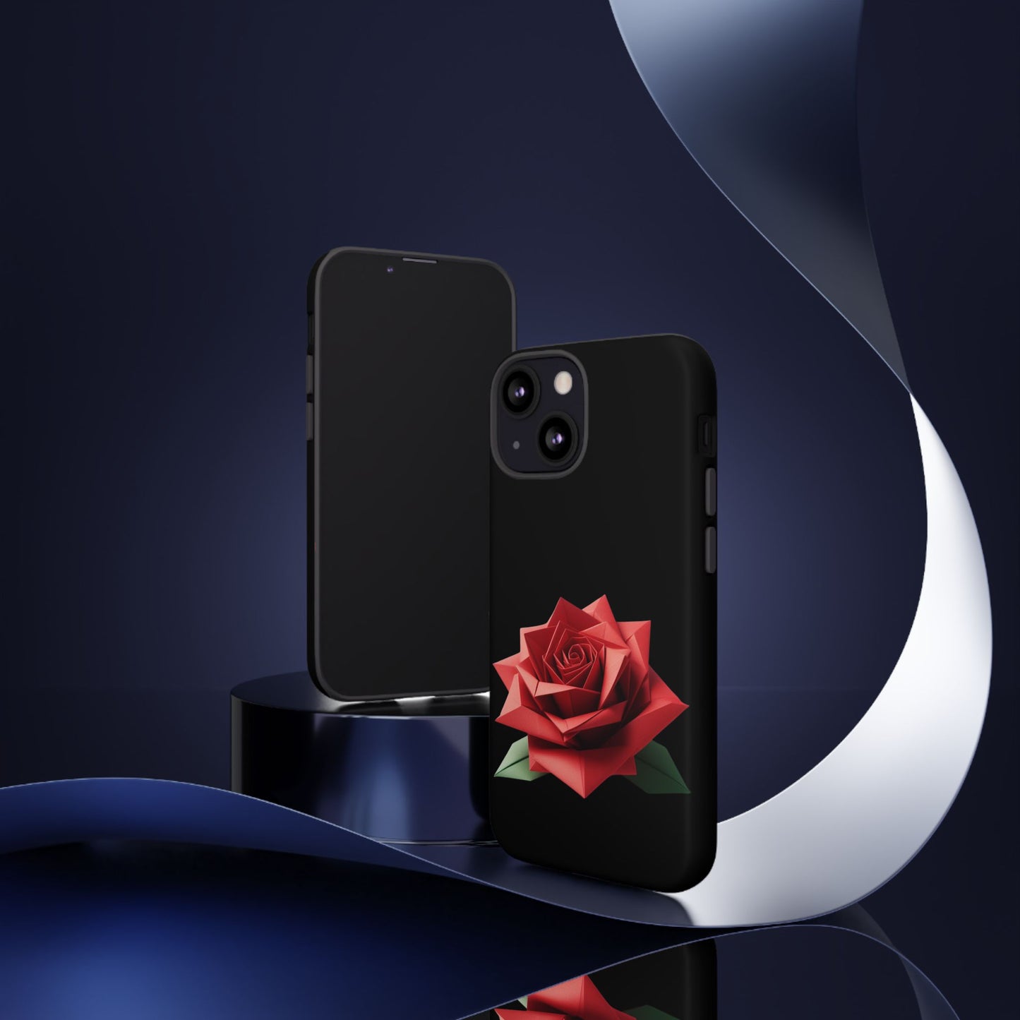 Origami Red Rose Tough Cases iPhone/Google/Samsung