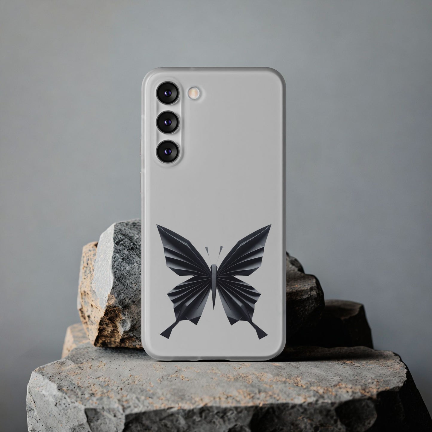 Origami Black Butterfly Flexi Cases