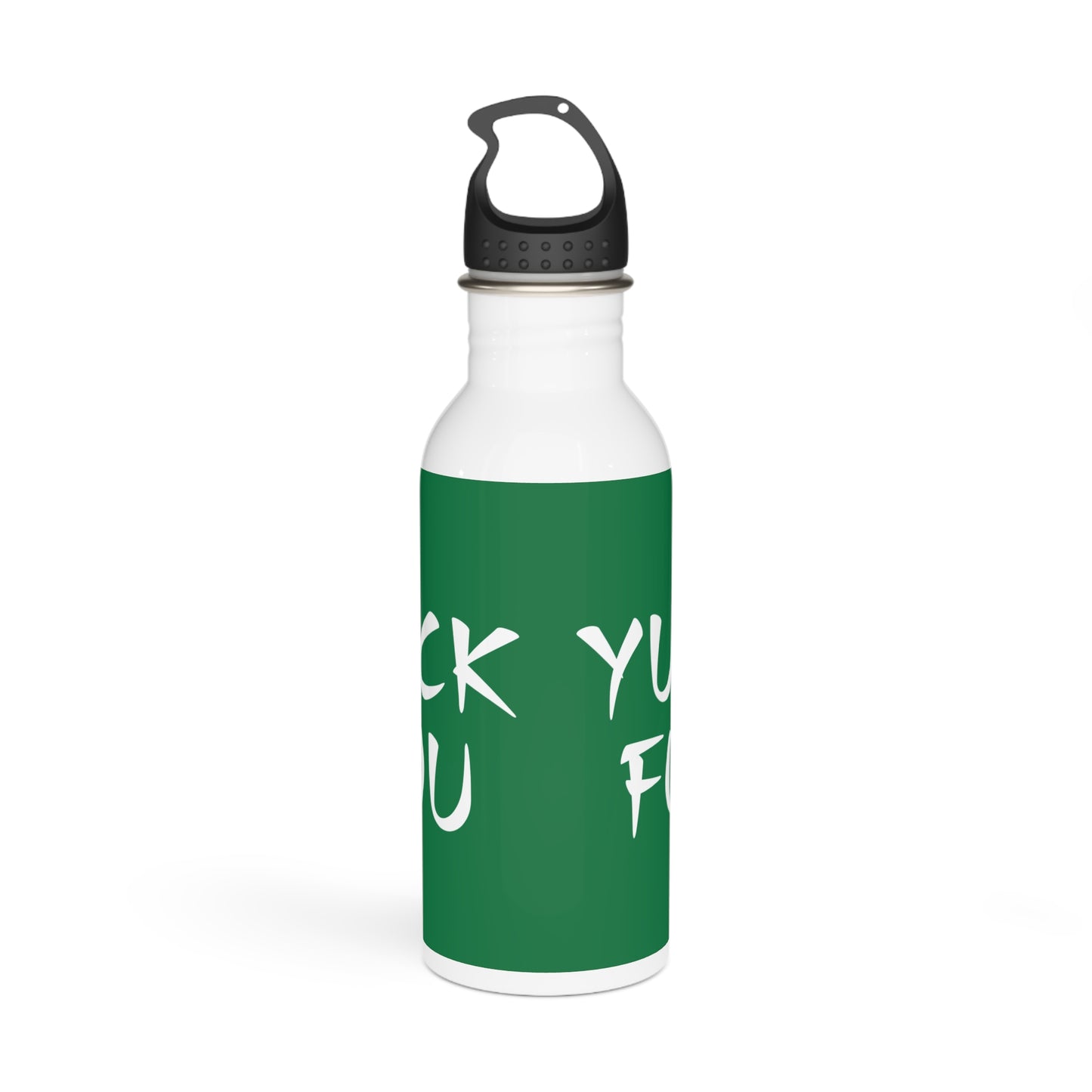 Yuck Fou Stylish Stainless Steel Water Bottle - Eco-Friendly, Durable, Perfect for On-the-Go - Green