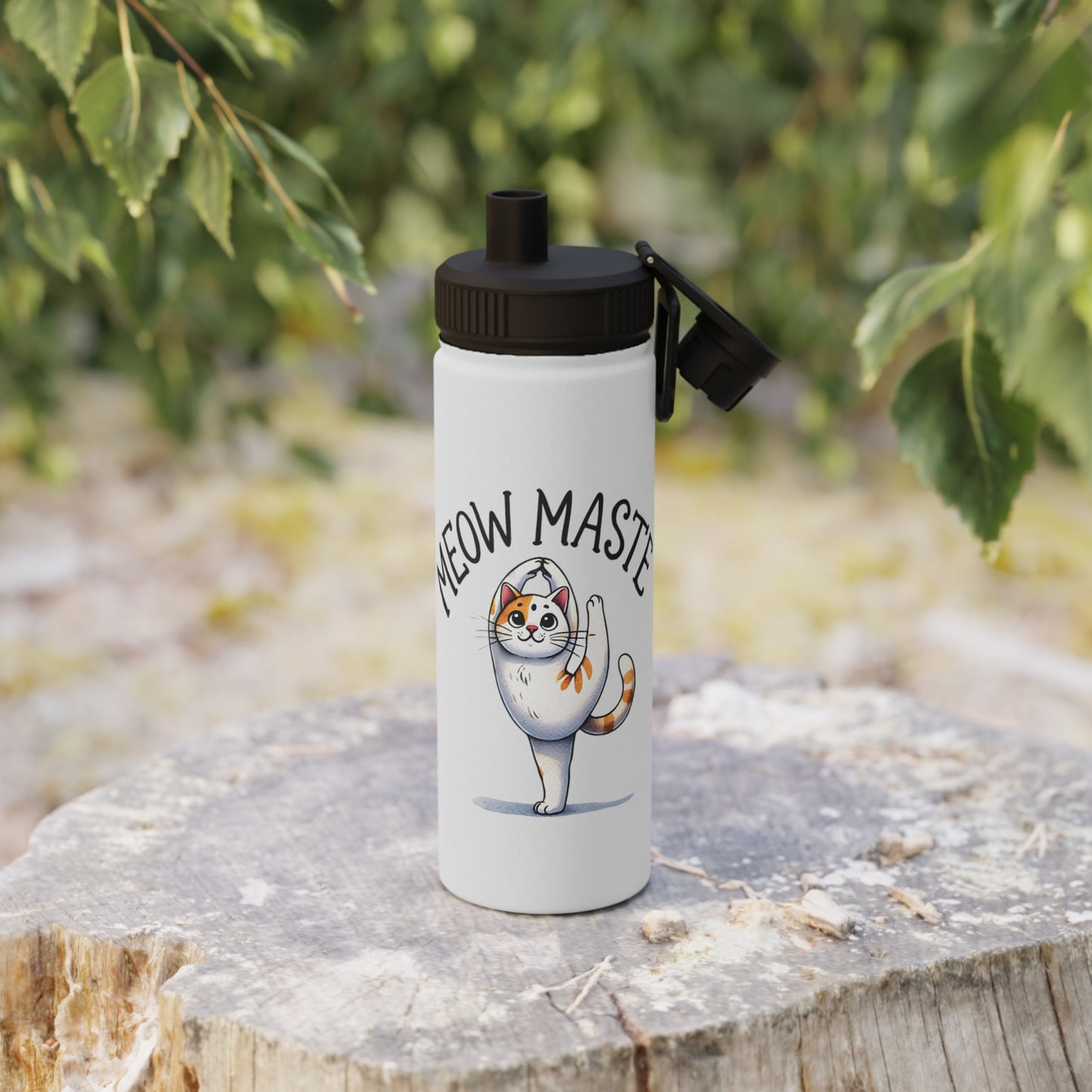 Meow Maste Stainless Steel Water Bottle - # Sizes