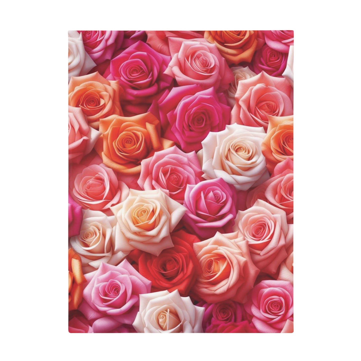 Roses #3 Plush Fleece Blanket