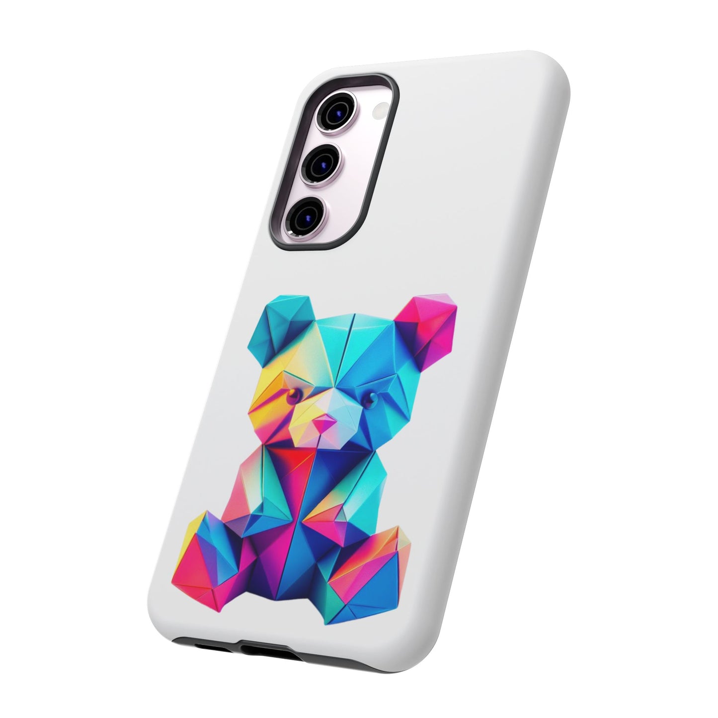 Origami Neon Teddy Tough Cases iPhone/Google/Samsung