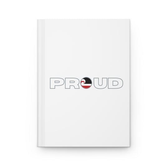 PROUD Hardcover Journal Matte - white