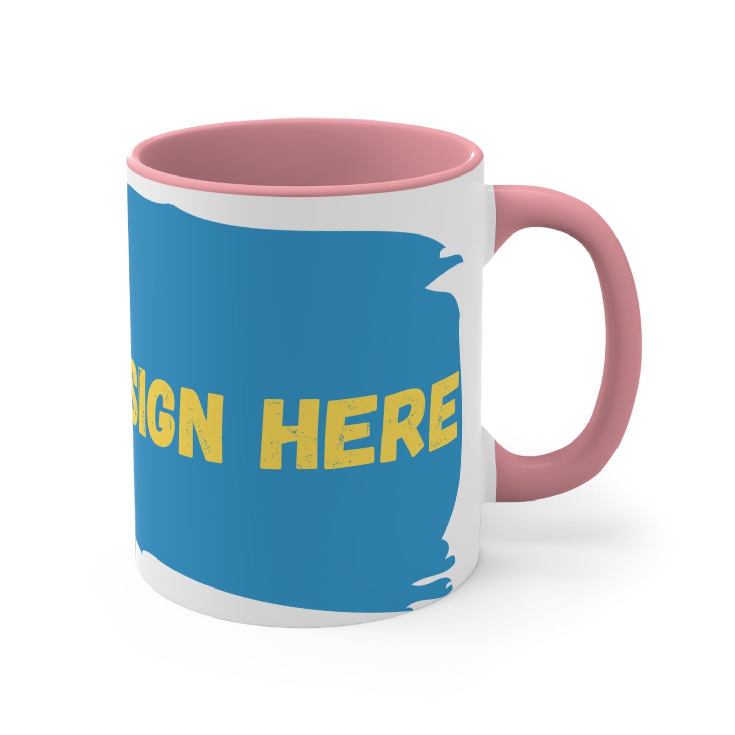 Customisable Colorful Accent Mugs, 11oz