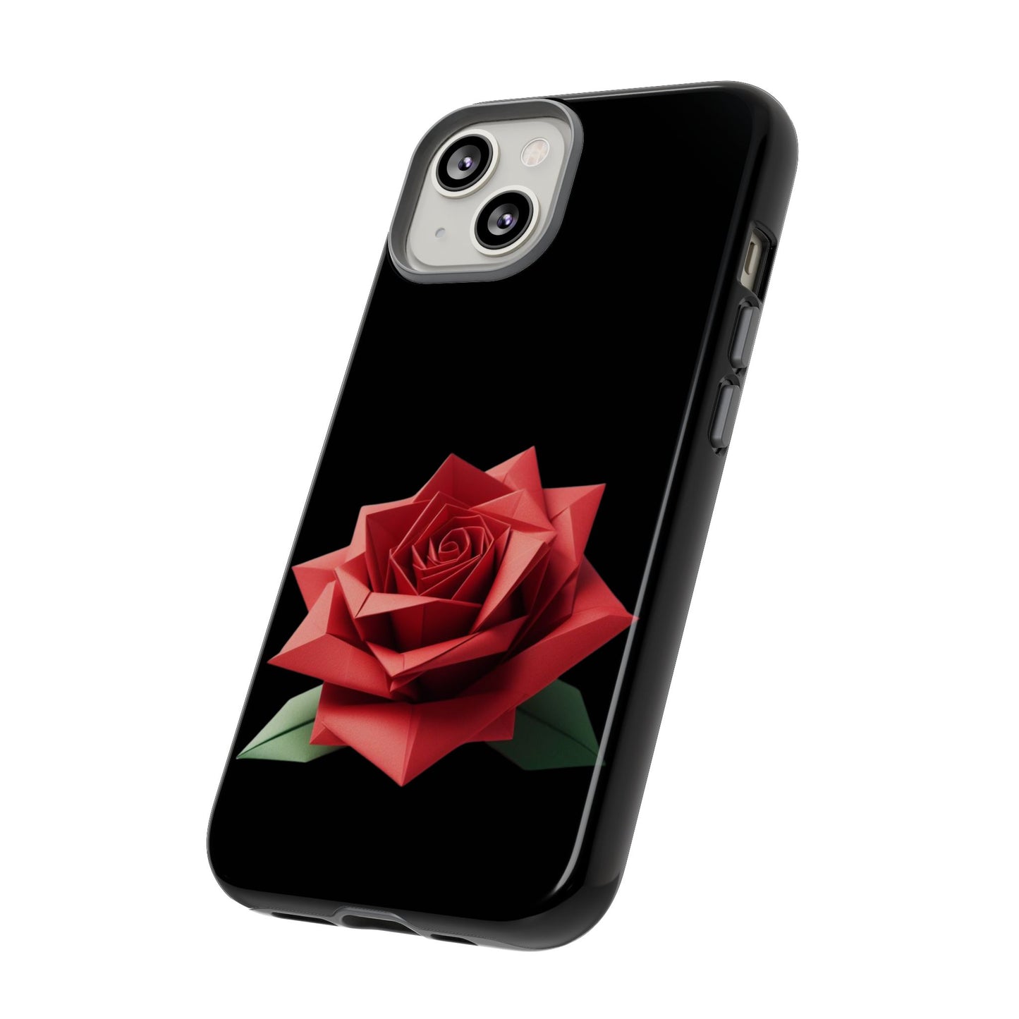 Origami Red Rose Tough Cases iPhone/Google/Samsung