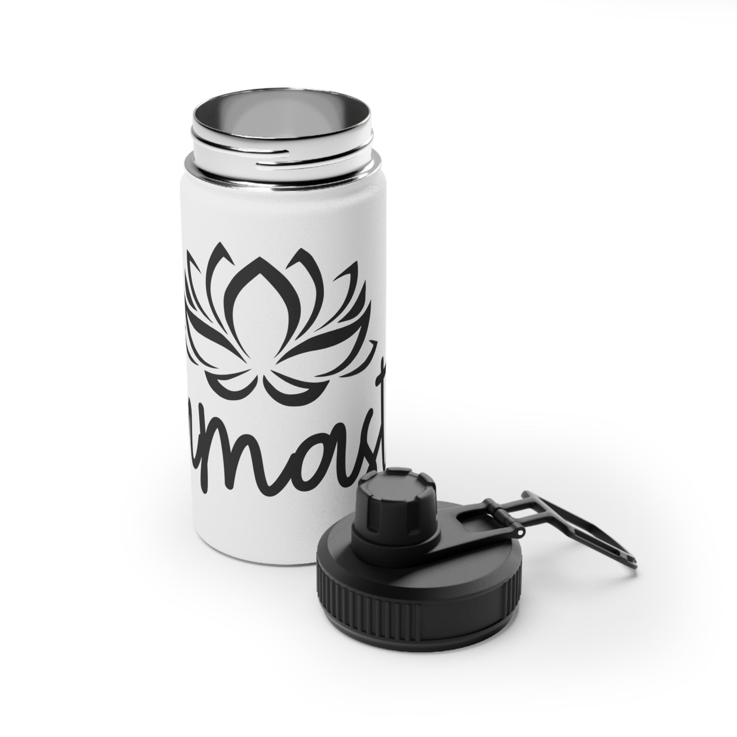 Namaste Lotus Flower Stainless Steel Water Bottle - # Sizes