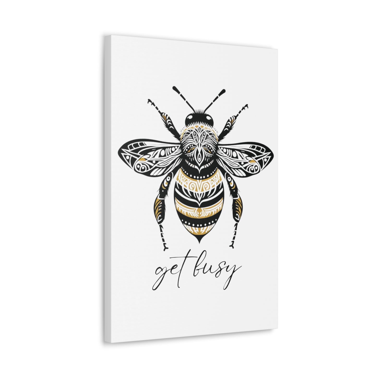 Get Busy Bee Classic Canvas - White