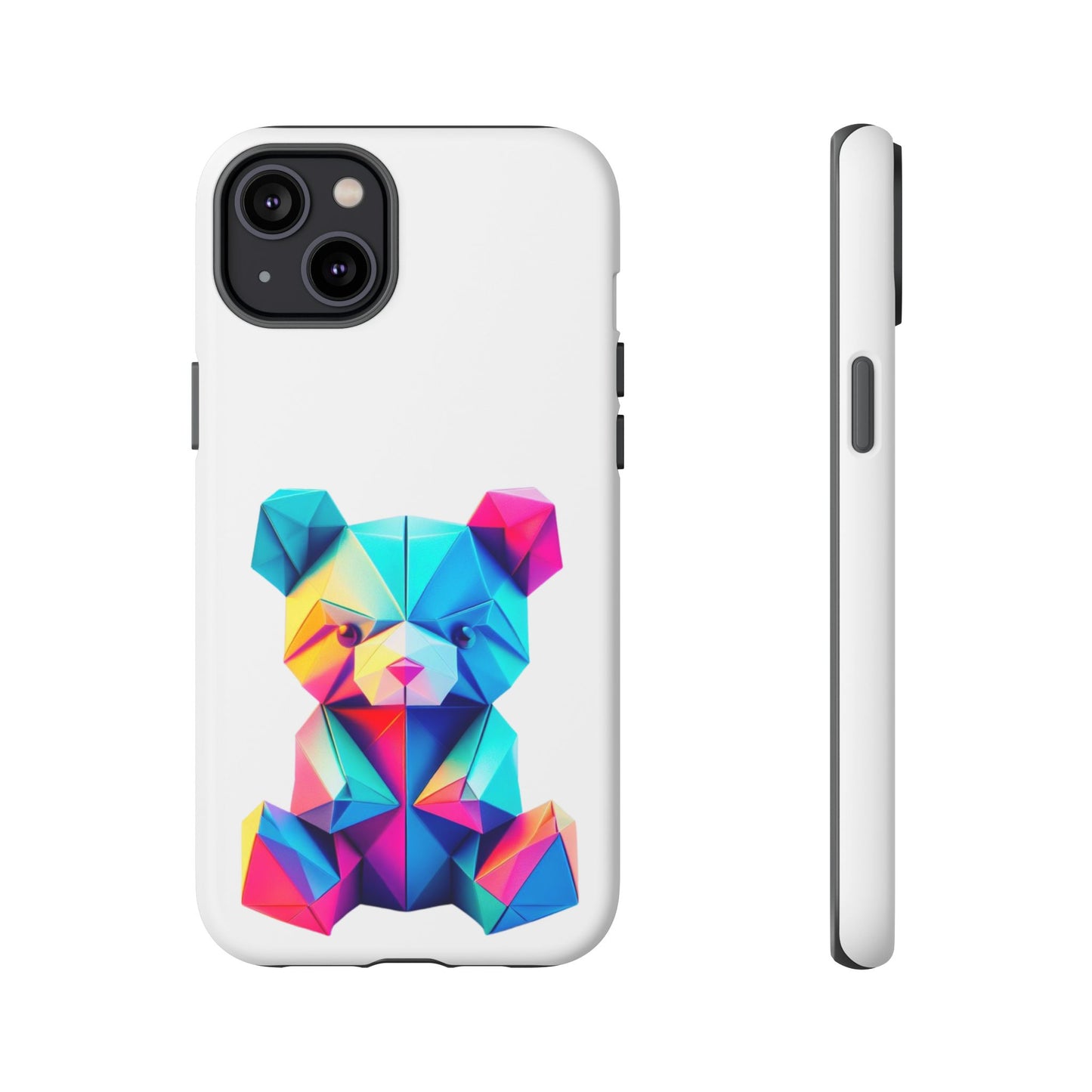 Origami Neon Teddy Tough Cases iPhone/Google/Samsung