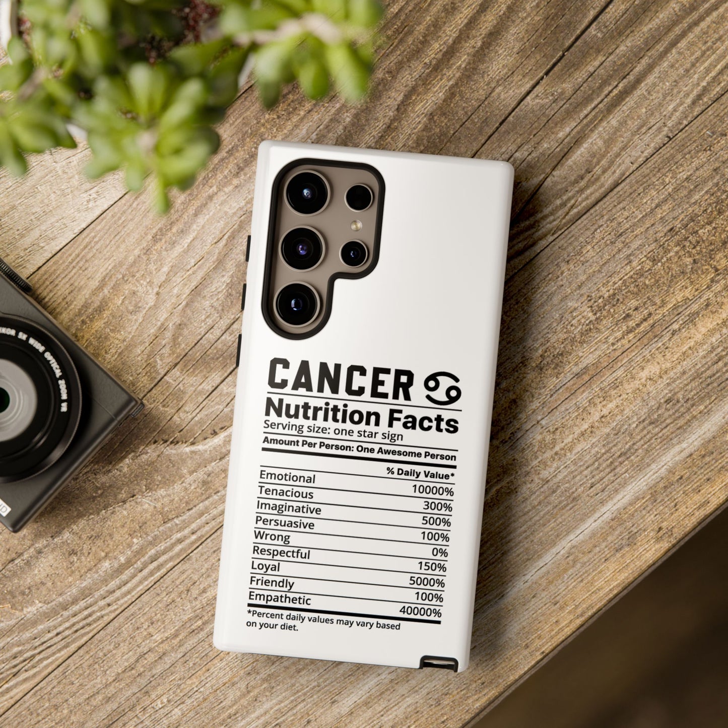 Cancer Nutrition Tough Cases - iPhone/Google/Samsung