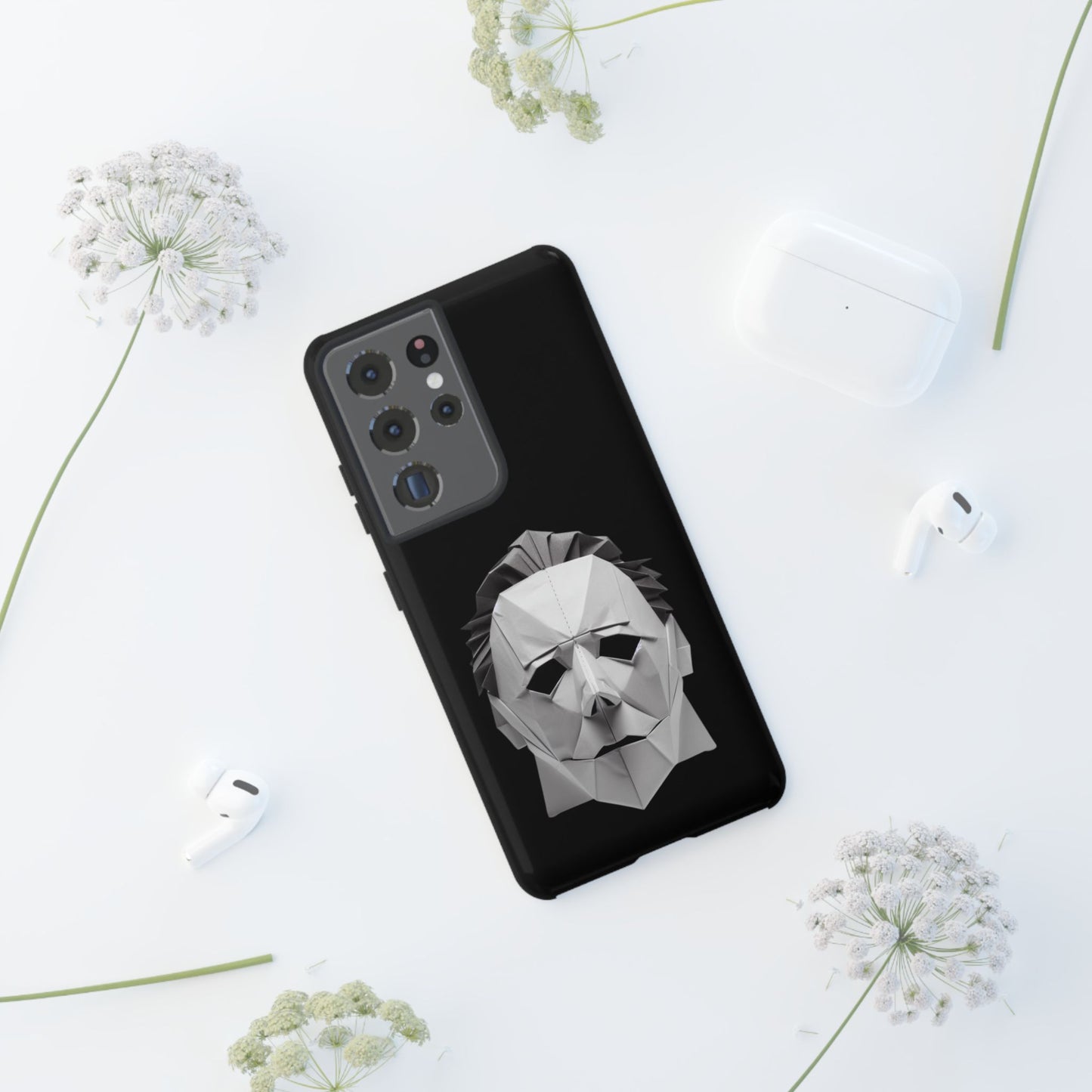 Origami Michael Myers Mask Tough Cases iPhone/Google/Samsung