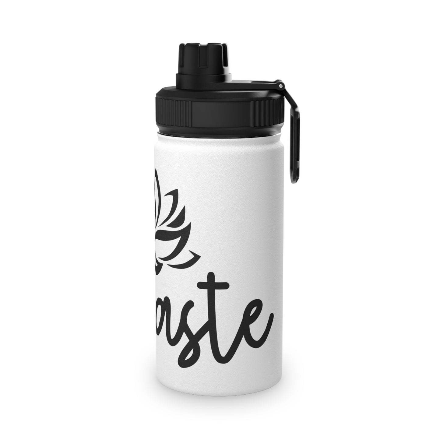 Namaste Lotus Flower Stainless Steel Water Bottle - # Sizes