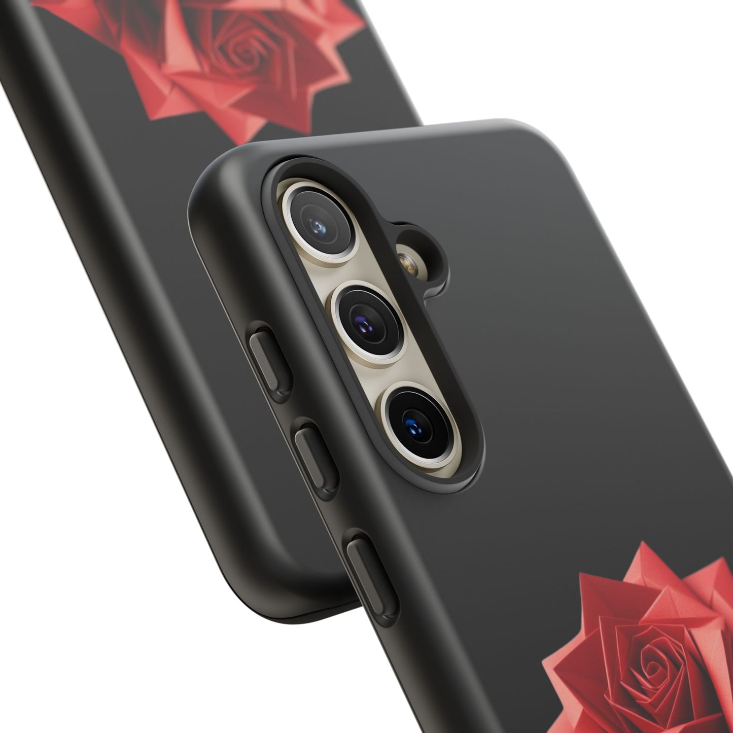 Origami Red Rose Tough Cases iPhone/Google/Samsung