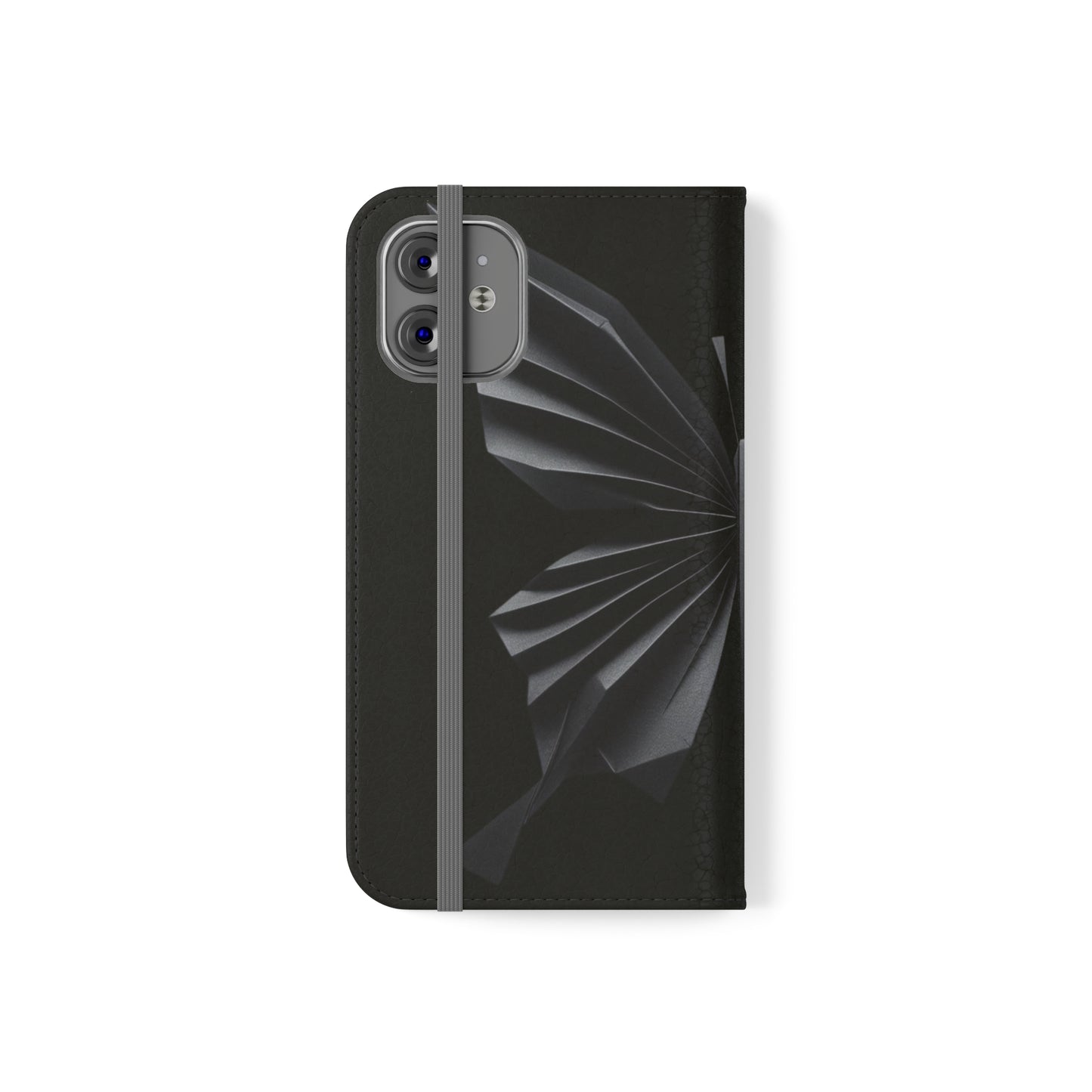 Origami Black Butterfly Flip Cases iPhone/Samsung