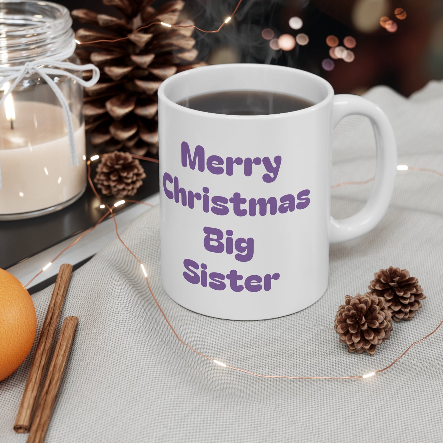 Customisable Christmas Ceramic Coffee Cups, 11oz