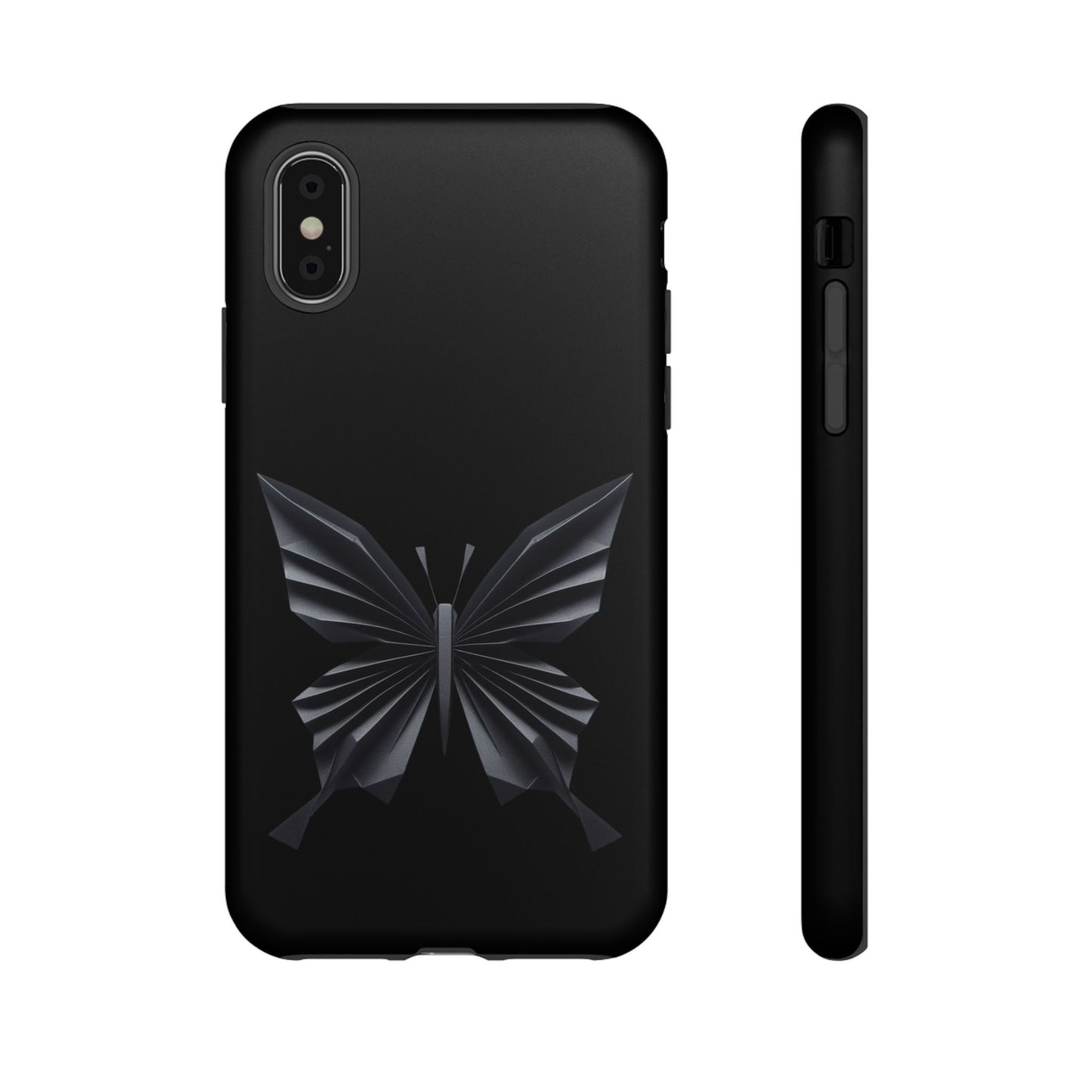 Origami Black Butterfly Tough Cases iPhone/Google/Samsung