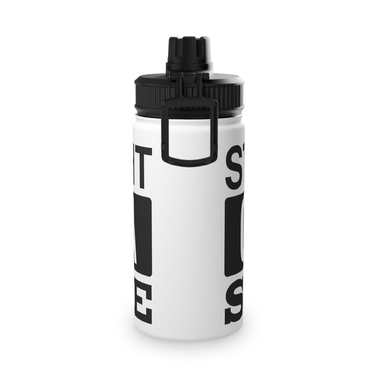 Straight Outta Shape Stainless Steel Sports Water Bottle - 3 sizes