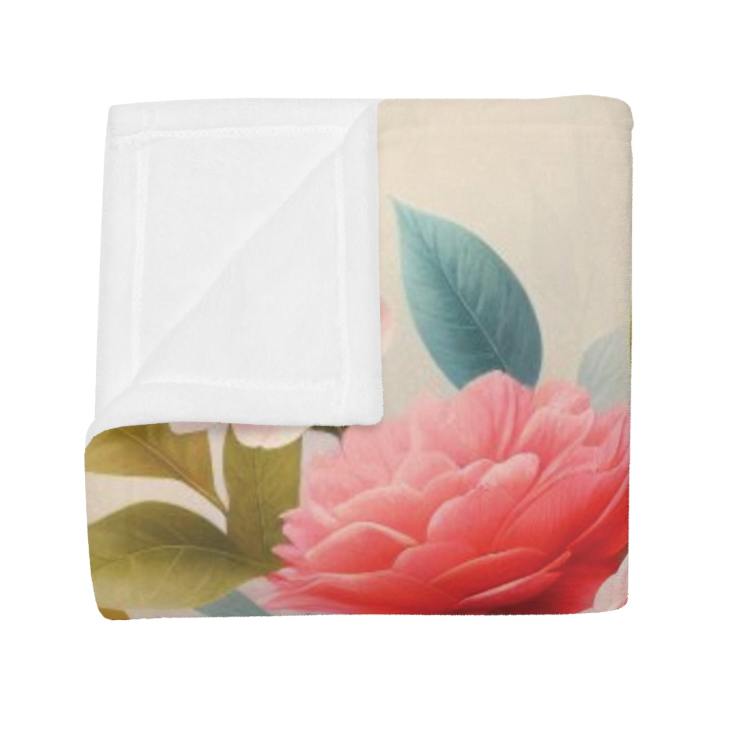 Camelia #1 Plush Fleece Blanket