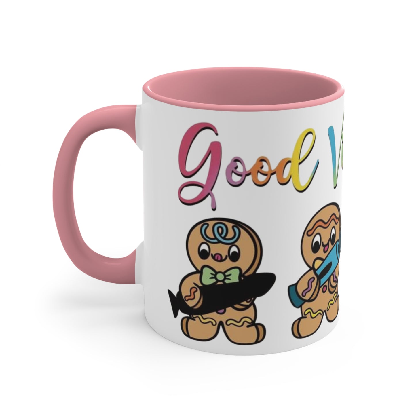 Good Vibes Only Colorful Accent Mug 11oz - For Adults Only