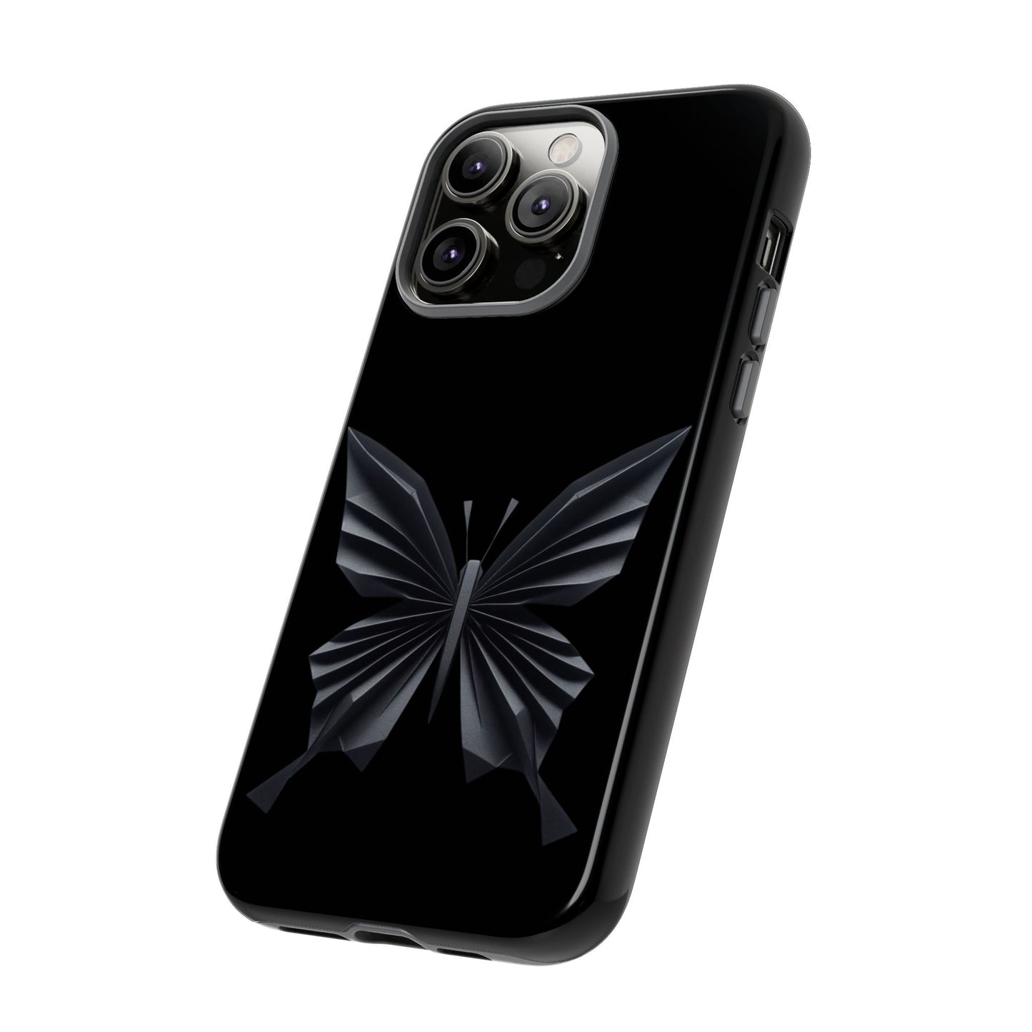 Origami Black Butterfly Tough Cases iPhone/Google/Samsung