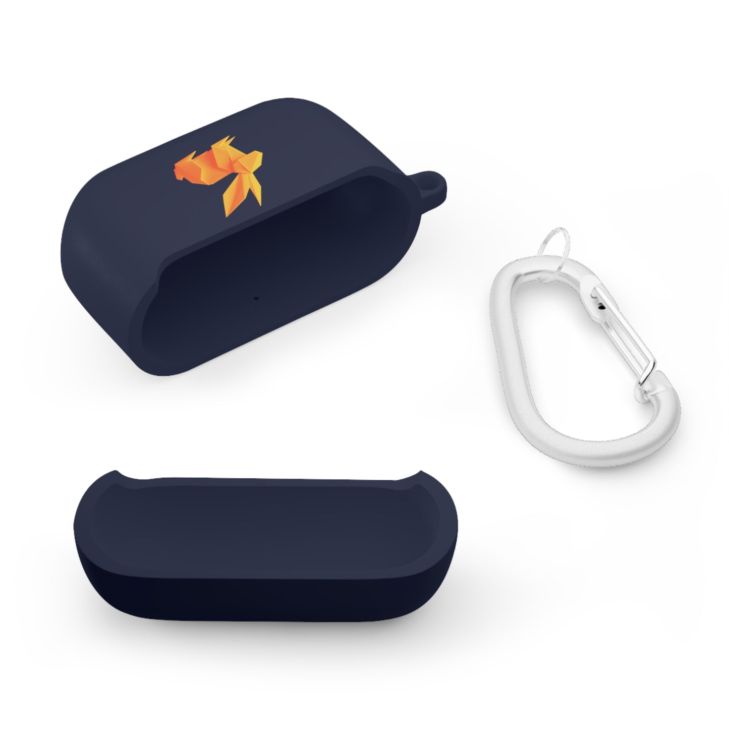 Origami Orange Bunny AirPods and AirPods Pro Case Cover