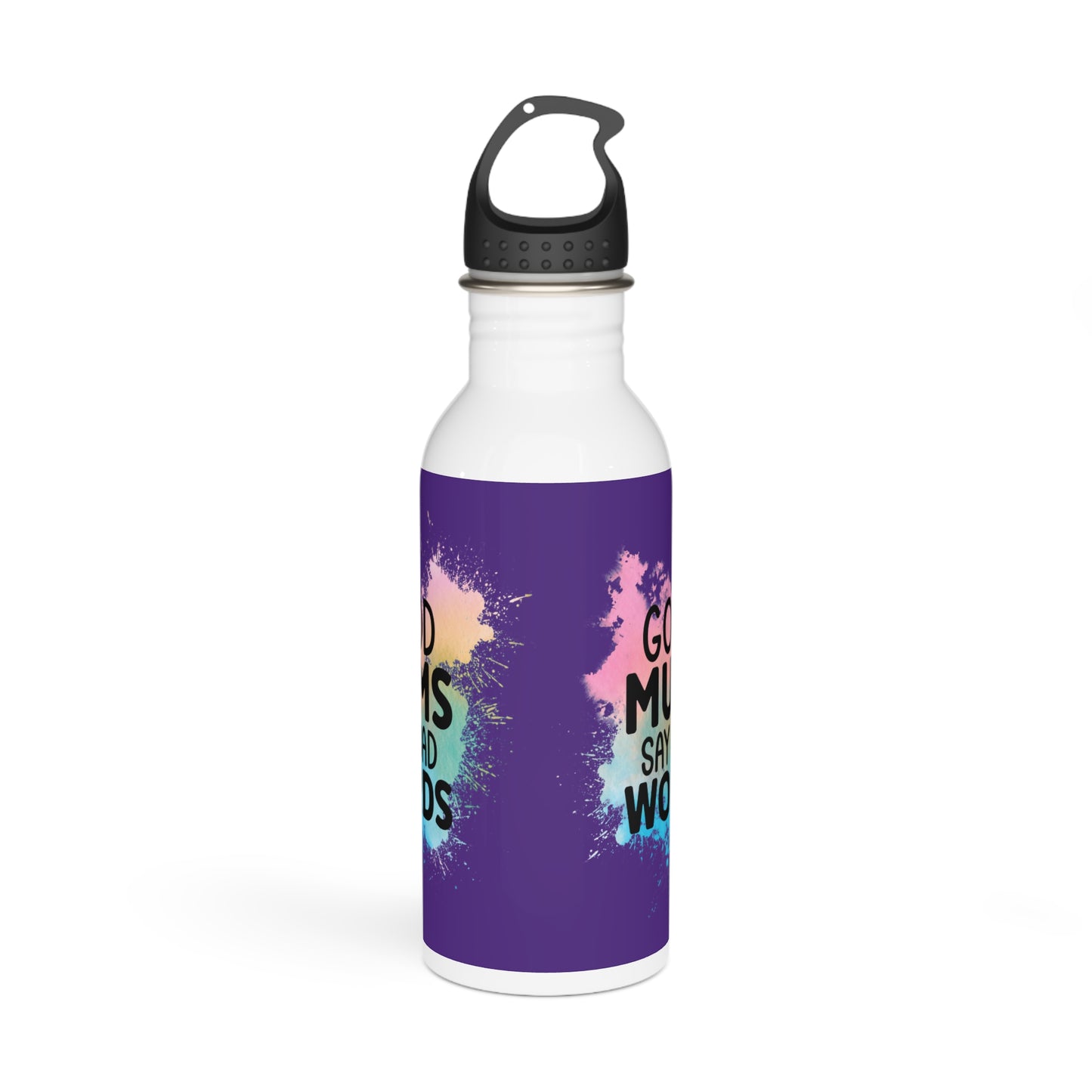 Good Mums Say Bad Words Stylish Stainless Steel Water Bottle - Eco-Friendly, Durable, Perfect for On-the-Go - Purple