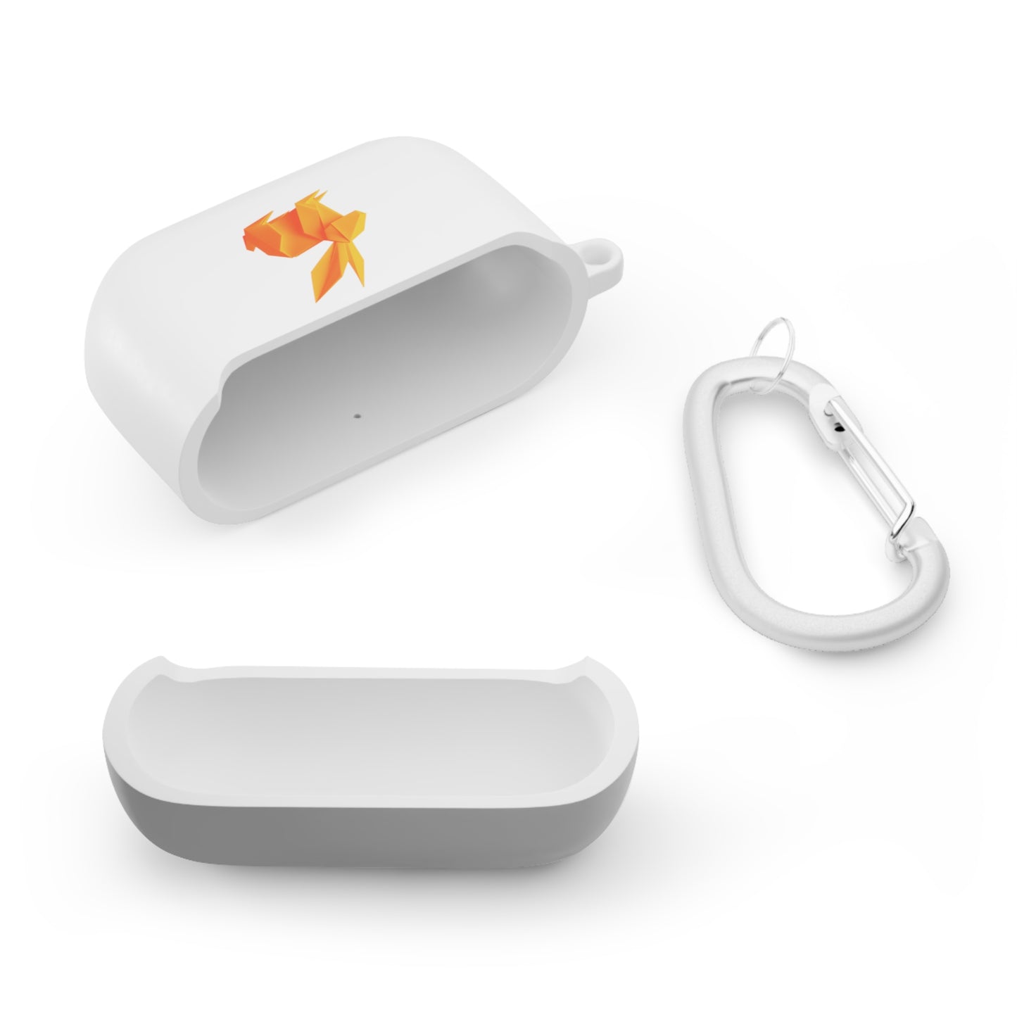 Origami Orange Bunny AirPods and AirPods Pro Case Cover