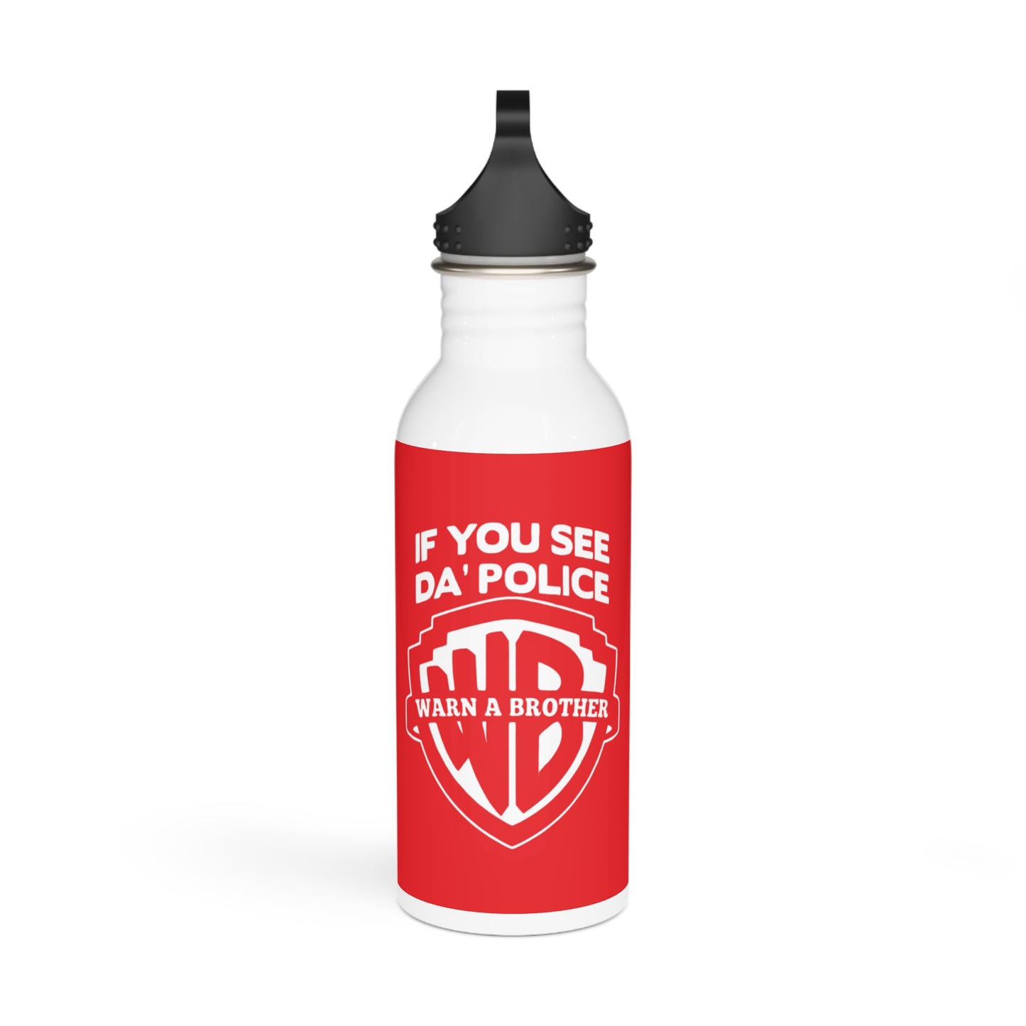 Warn A Brother Stylish Stainless Steel Water Bottle - Eco-Friendly, Durable, Perfect for On-the-Go - Red