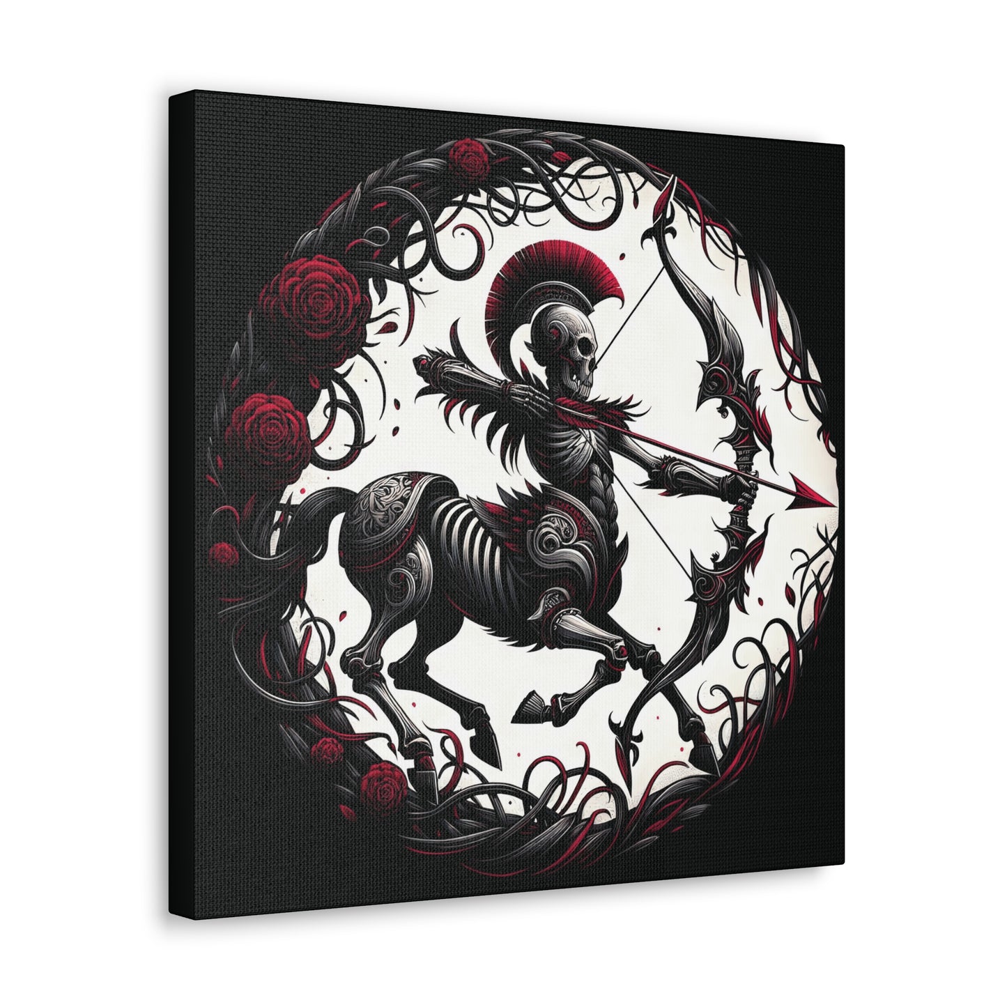 Sagittarius Classic Canvas - Black