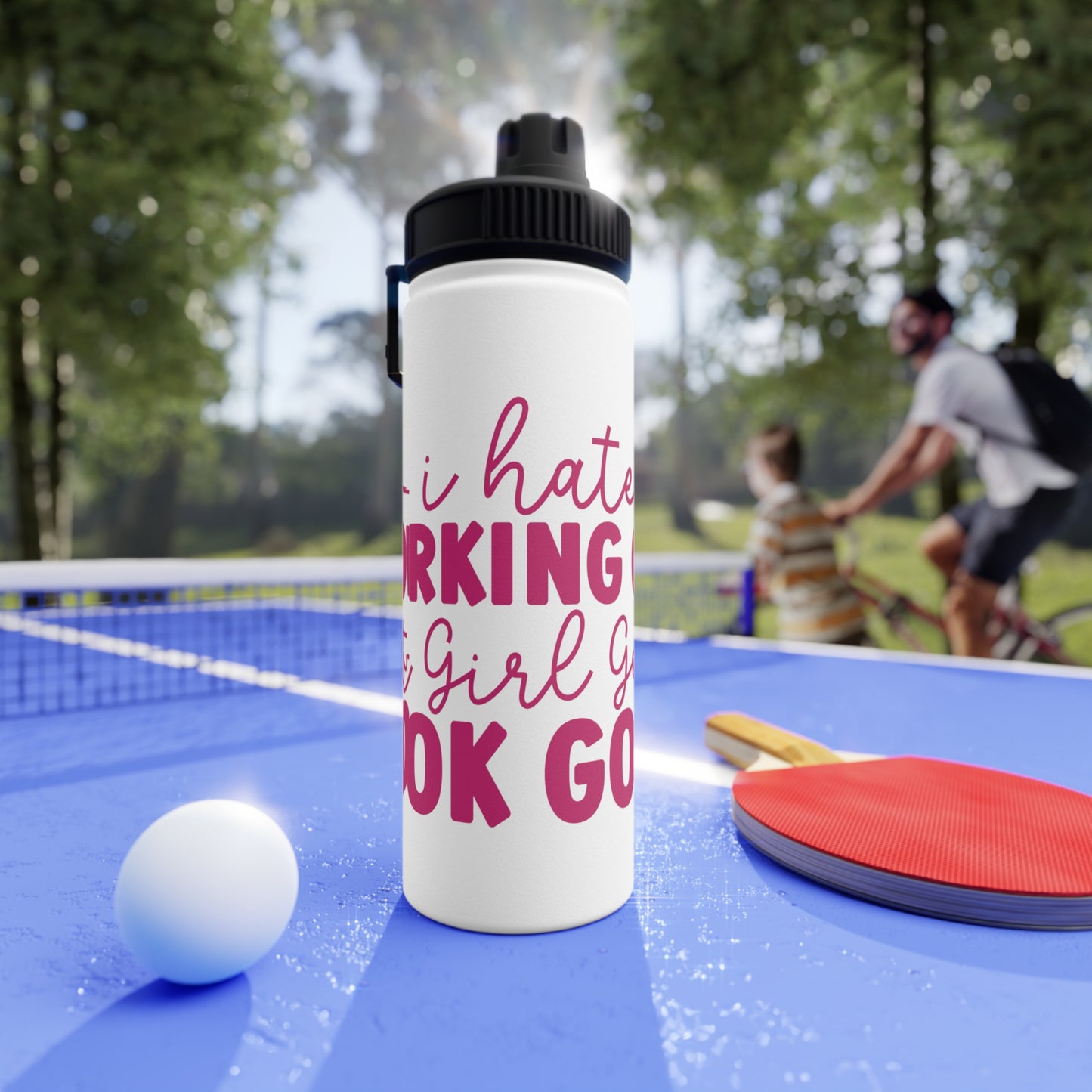 I Hate Working Out... Stainless Steel Sports Water Bottle - 3 sizes