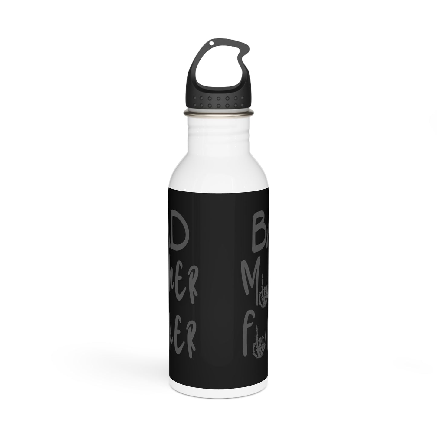 Bad Mother F#*ker Stylish Stainless Steel Water Bottle - Eco-Friendly, Durable, Perfect for On-the-Go - Black