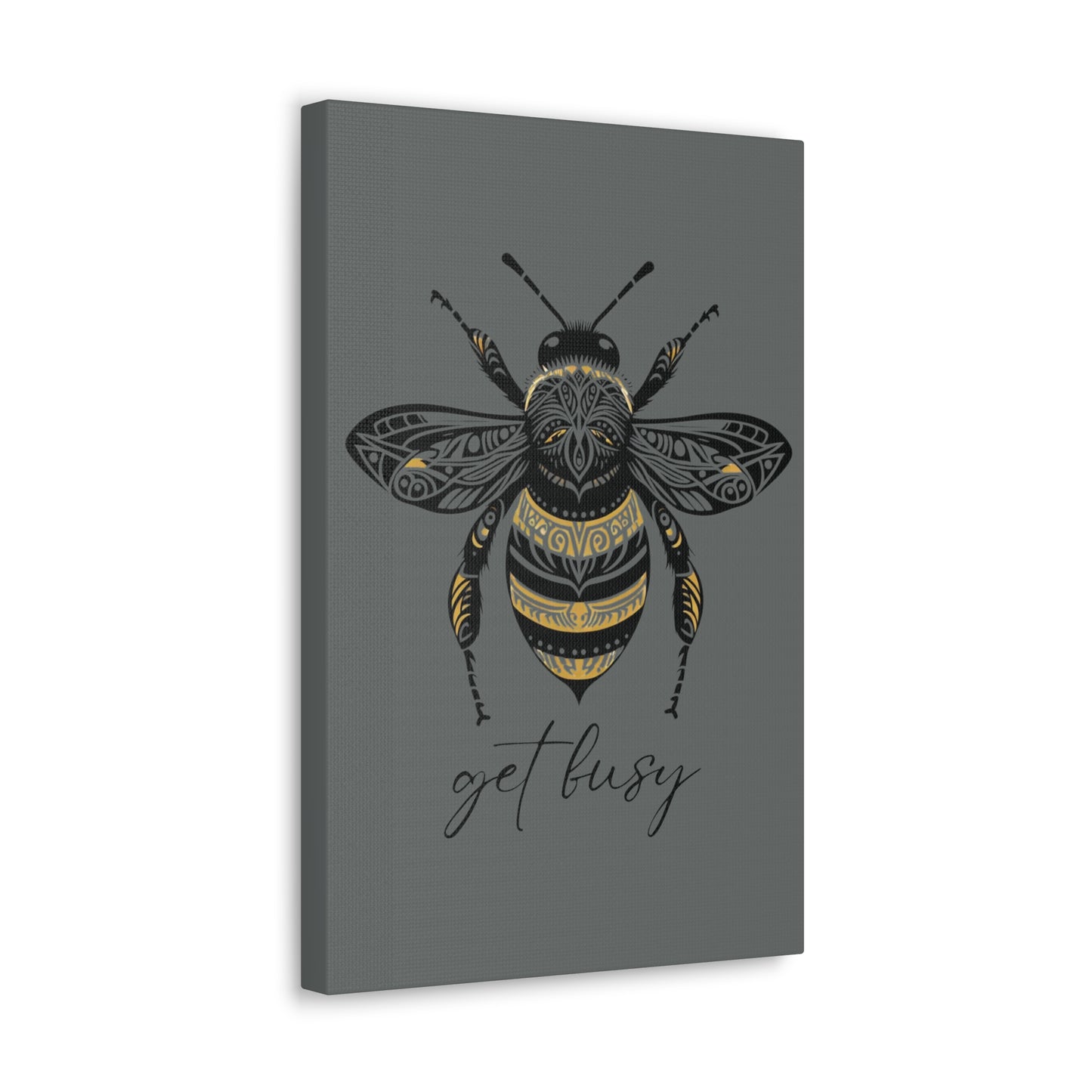 Get Busy Bee Classic Canvas - Grey