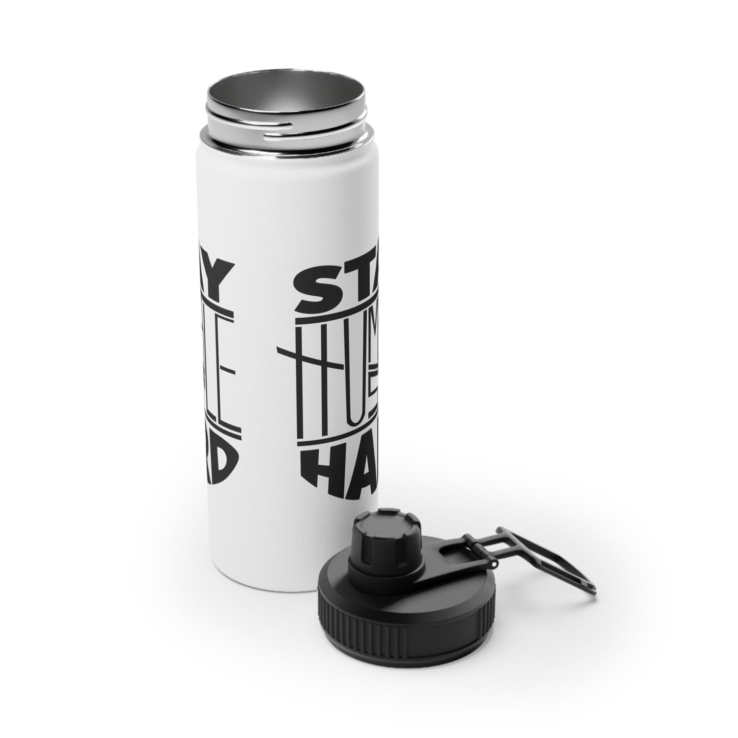 Stay Humble Hustle Hard Stainless Steel Sports Water Bottle - 3 sizes