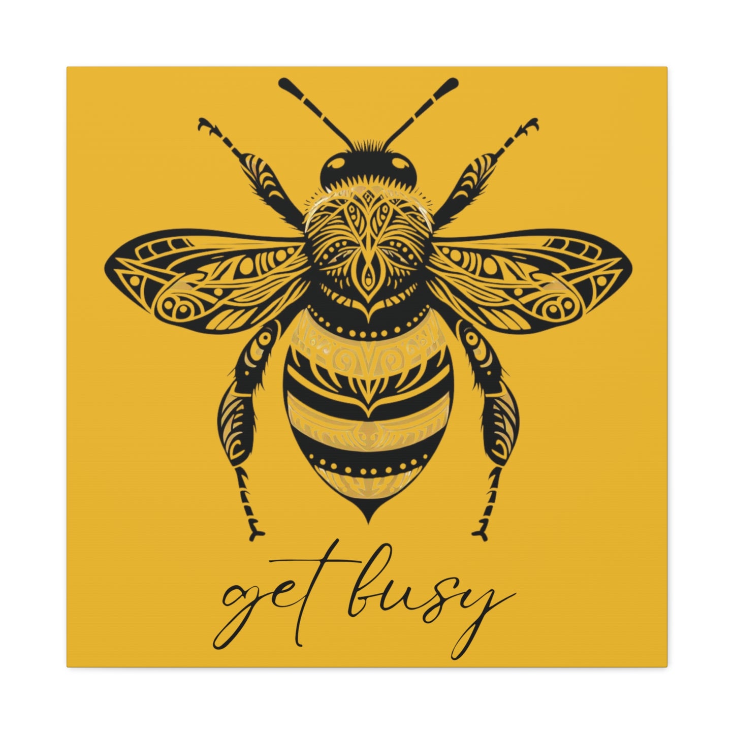 Get Busy Bee Classic Canvas - Yellow