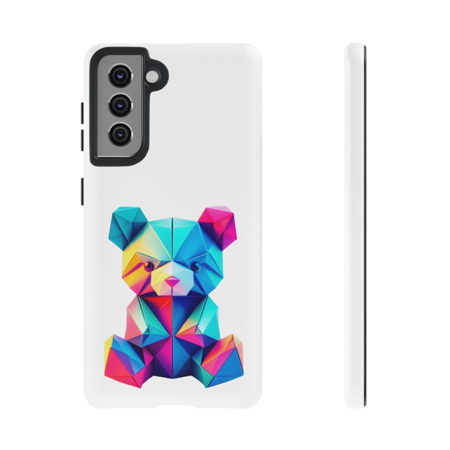 Origami Neon Teddy Tough Cases iPhone/Google/Samsung