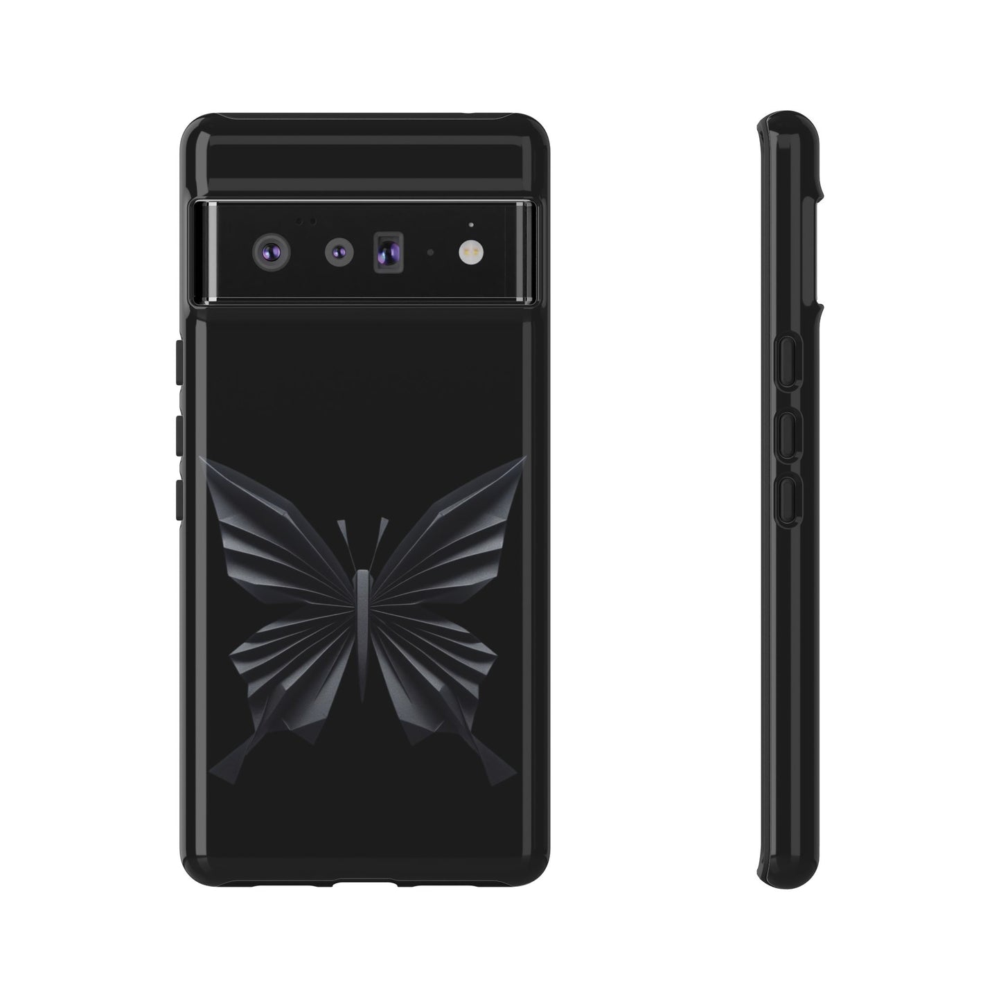 Origami Black Butterfly Tough Cases iPhone/Google/Samsung