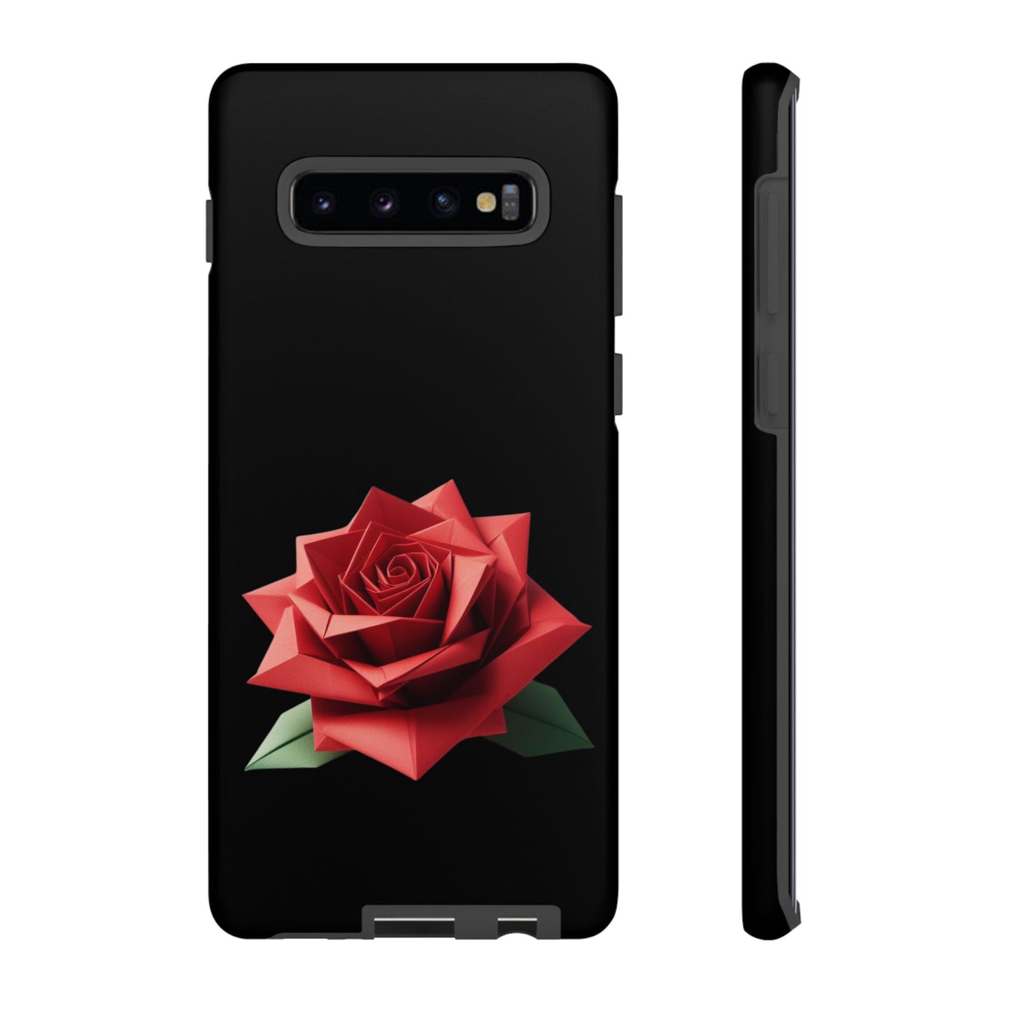 Origami Red Rose Tough Cases iPhone/Google/Samsung