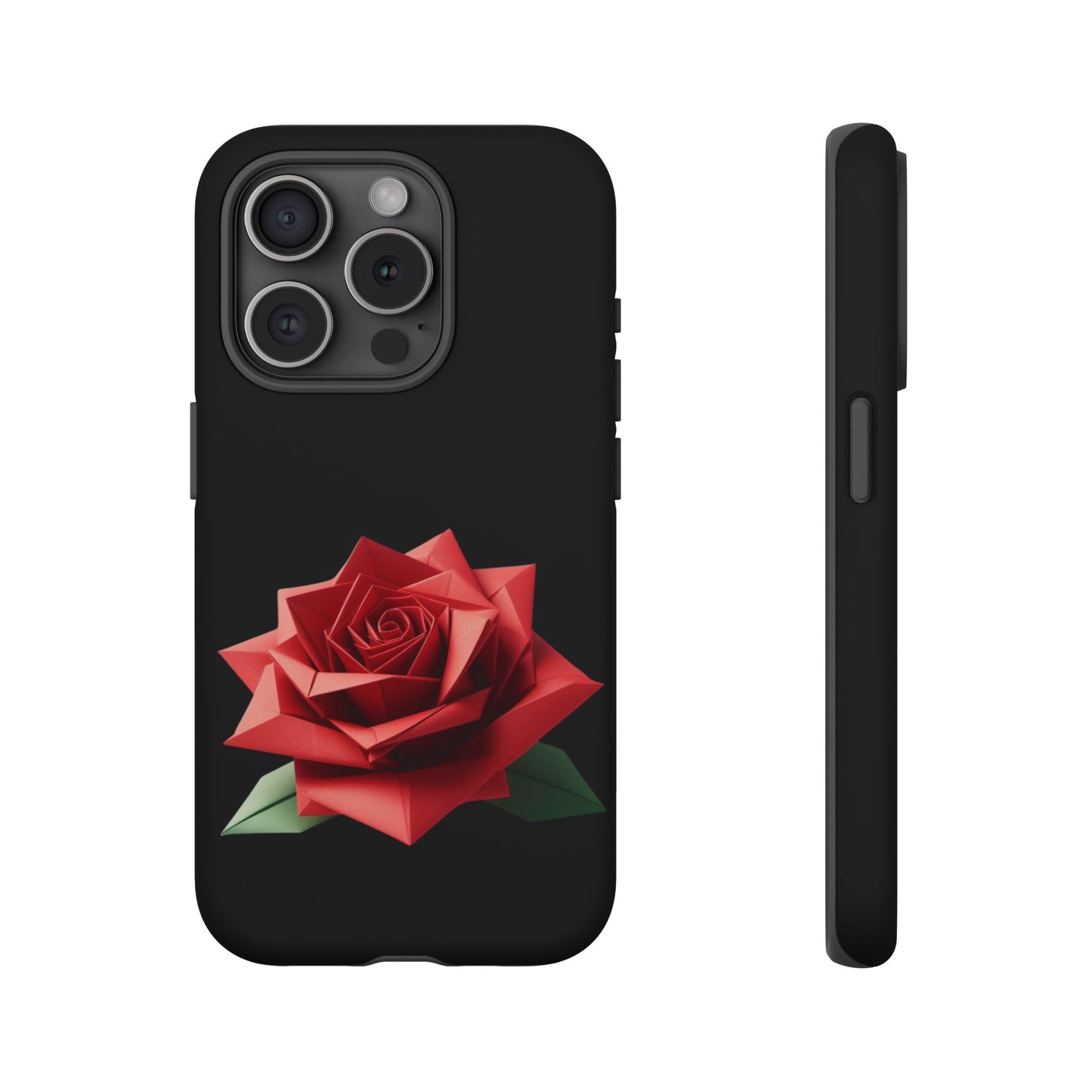 Origami Red Rose Tough Cases iPhone/Google/Samsung