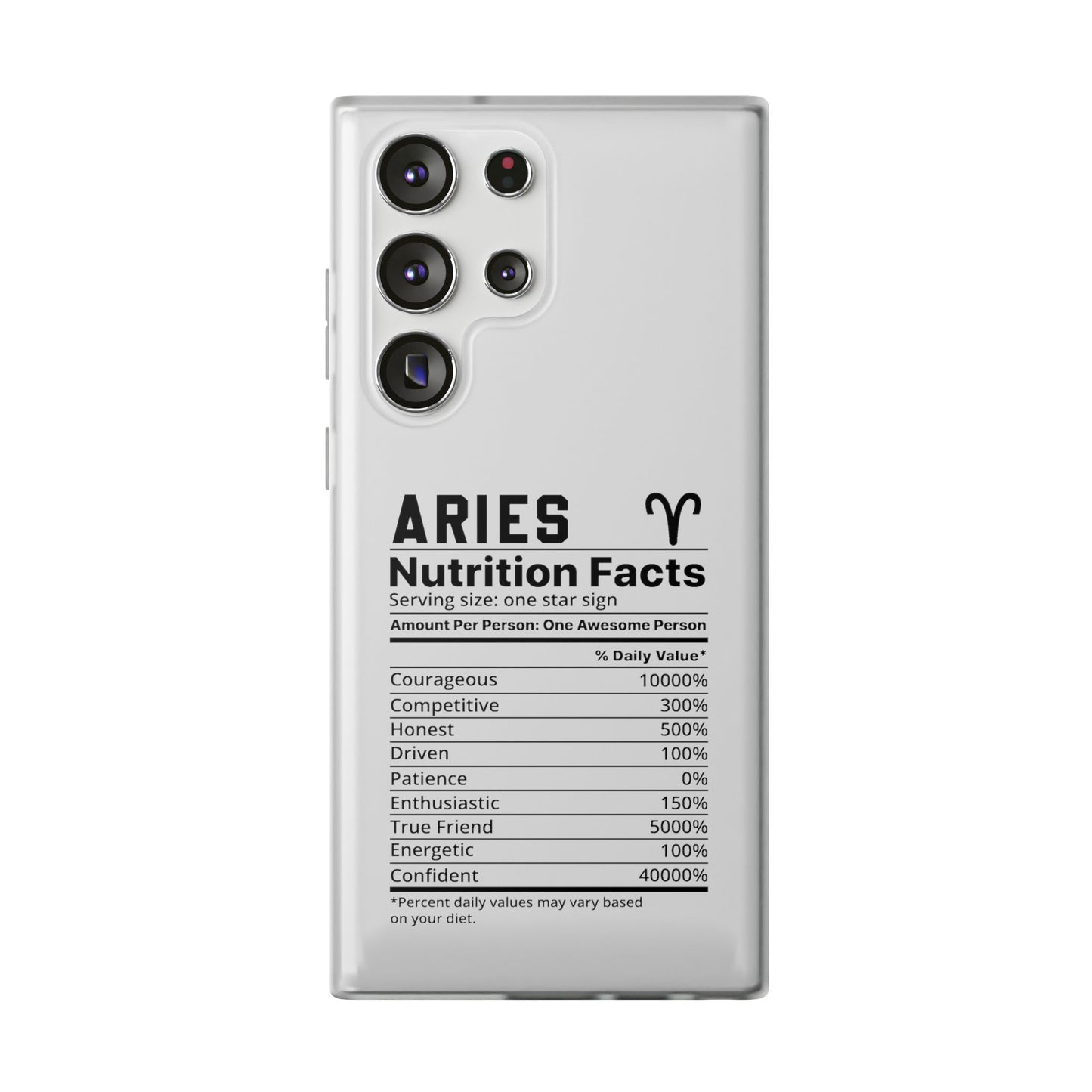 Aries Nutrition Flexi Cases iPhone/Samsung with Gift Wrapping Option