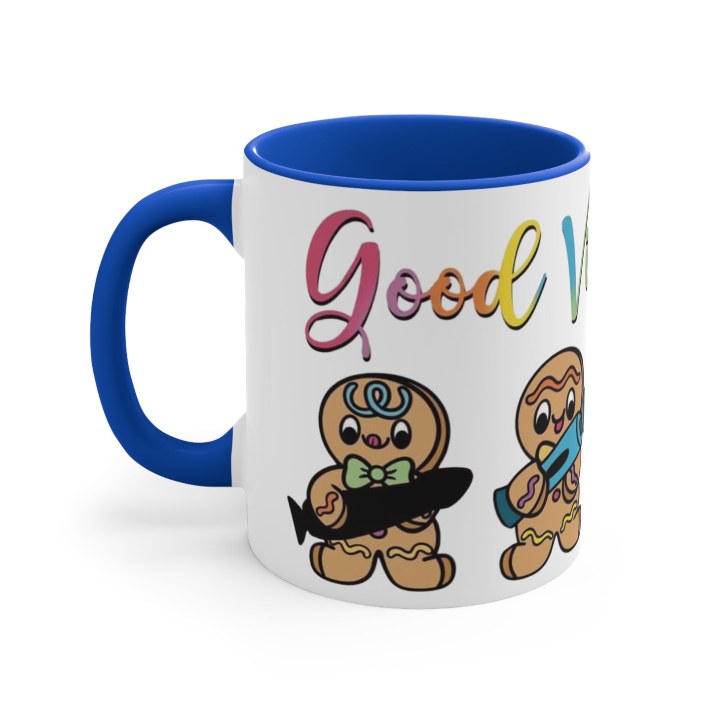 Good Vibes Only Colorful Accent Mug 11oz - For Adults Only