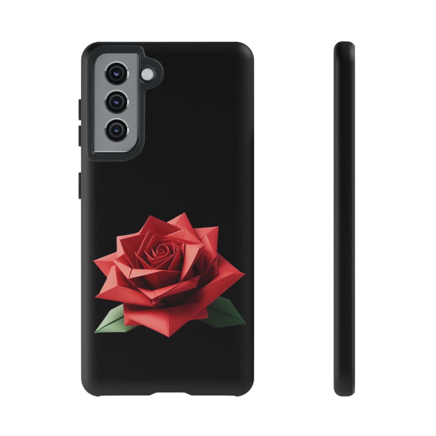 Origami Red Rose Tough Cases iPhone/Google/Samsung