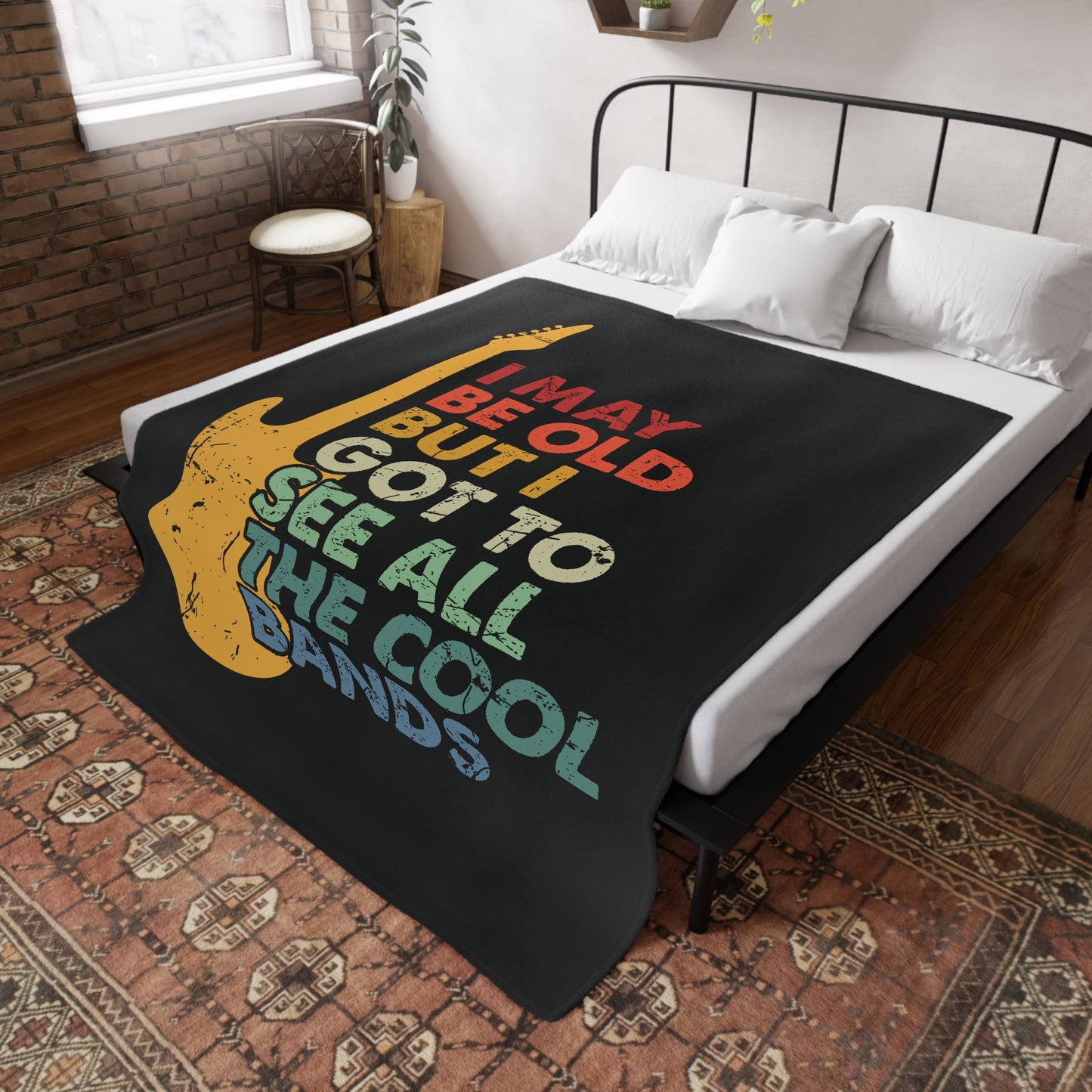I May Be Old... Plush Fleece Blanket