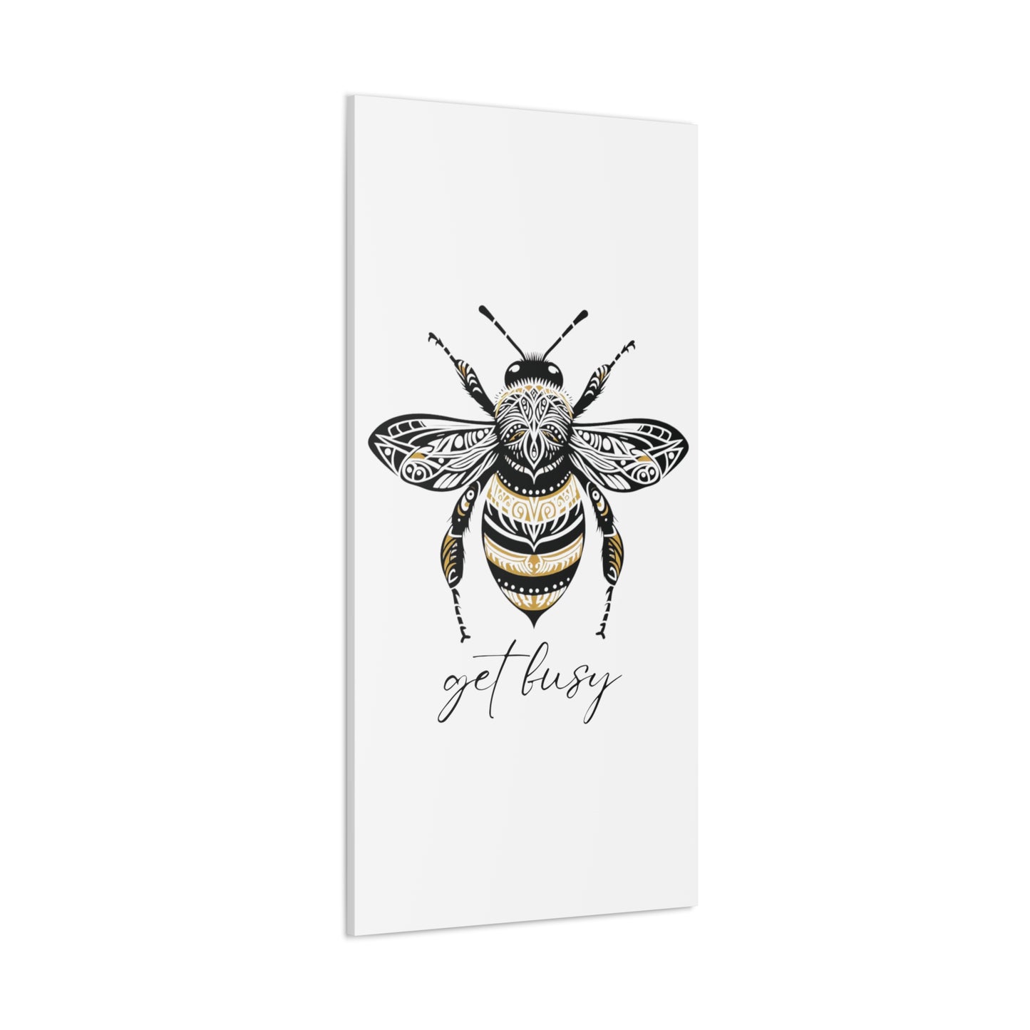 Get Busy Bee Classic Canvas - White