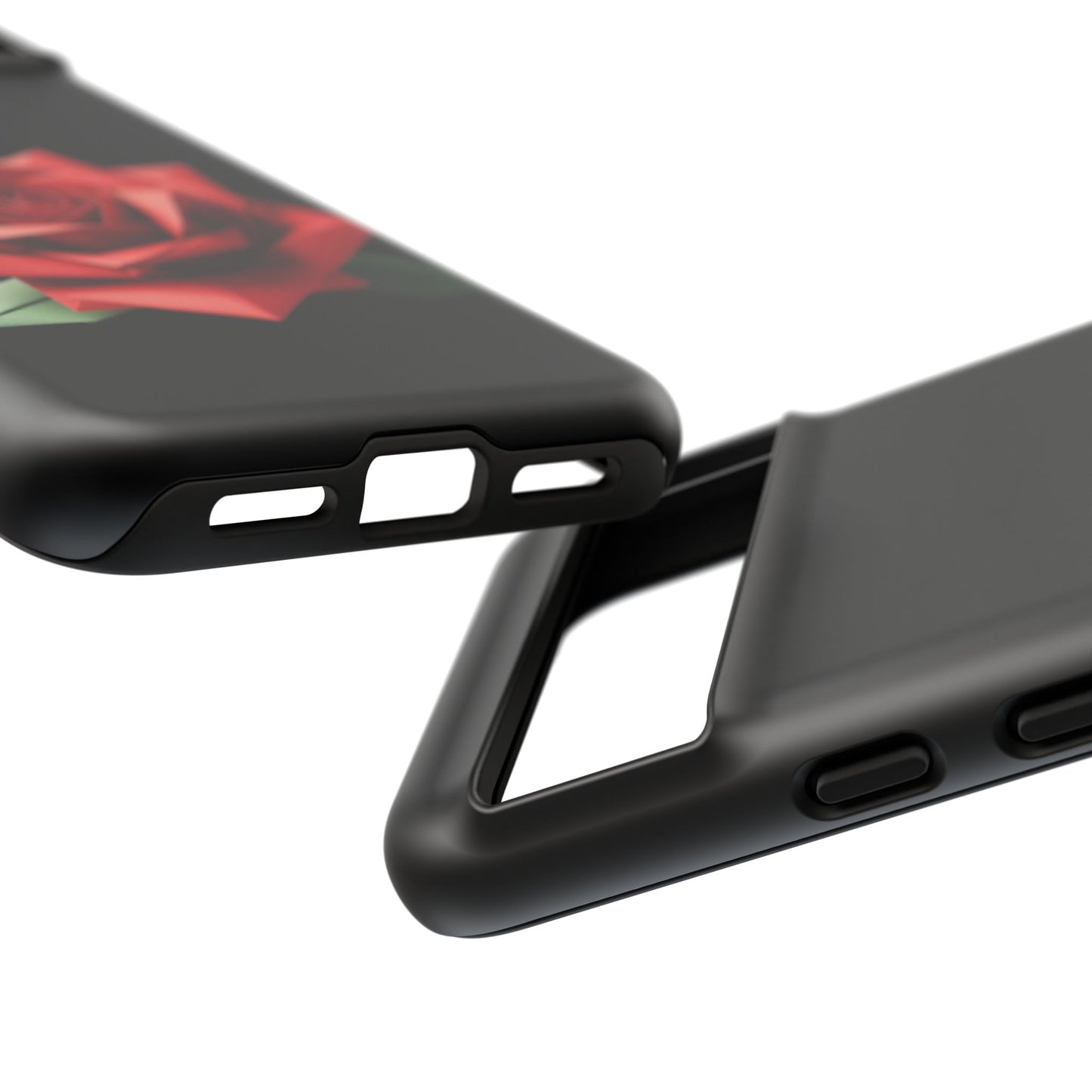 Origami Red Rose Tough Cases iPhone/Google/Samsung