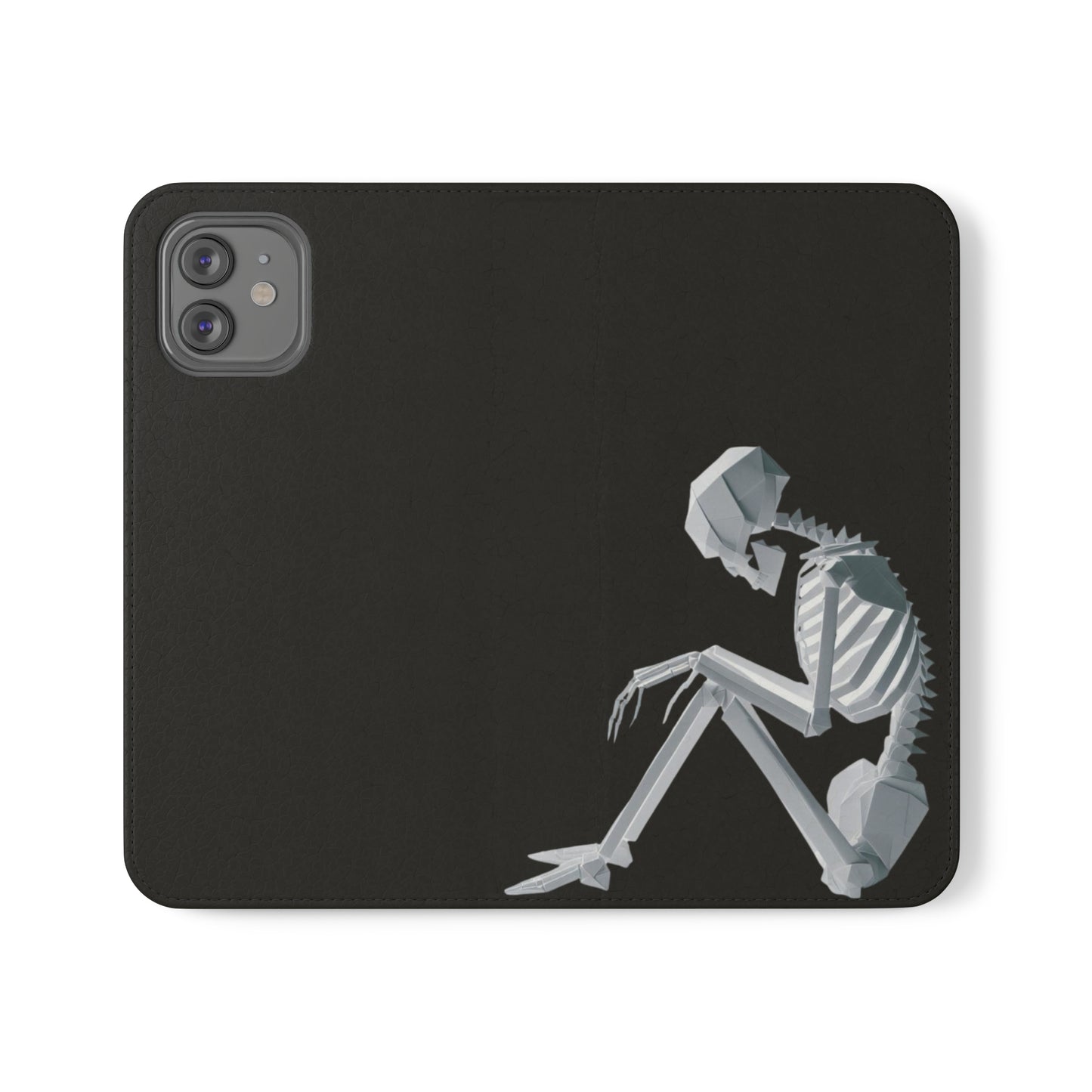 Origami Skelleton Flip Cases iPhone/Samsung