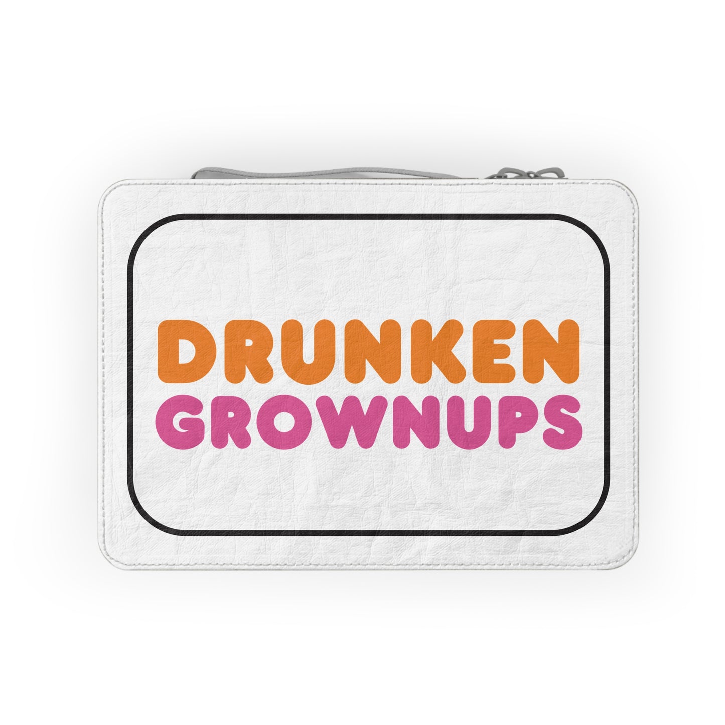 Drunken Grown Ups Paper Lunch Bag  - White