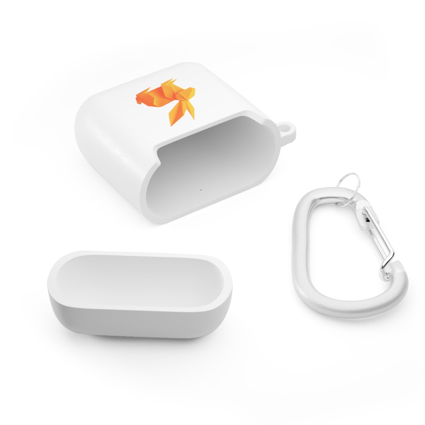 Origami Orange Bunny AirPods and AirPods Pro Case Cover